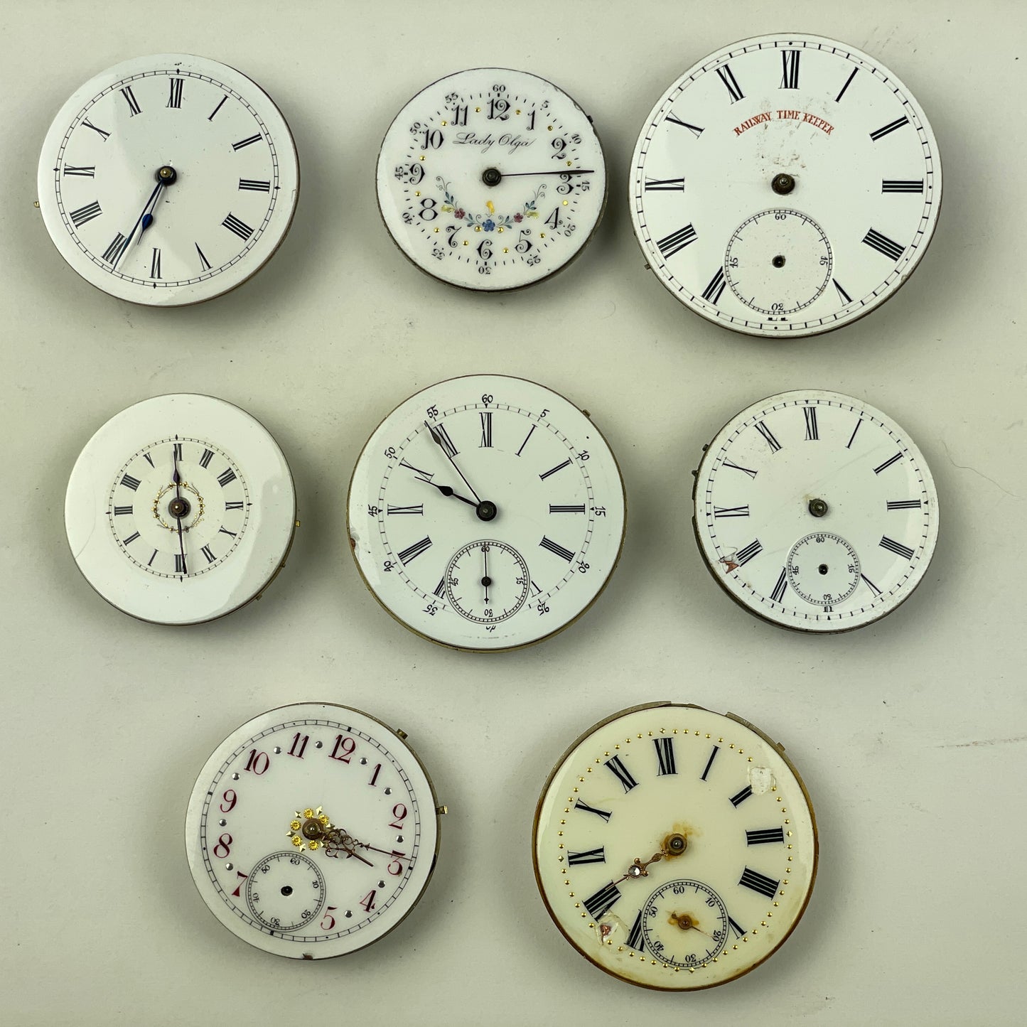 Apr Lot 83- Swiss Cylinder Open Face Pocket Watch Movements