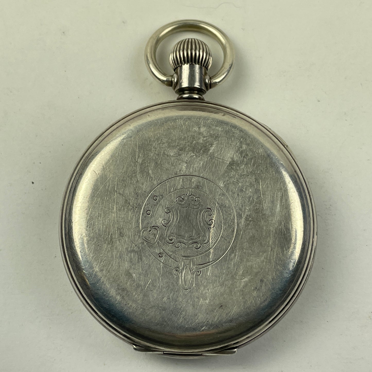 Apr Lot 84- Thom. Russell & Son Liverpool Silver Hinged Pocket Watch