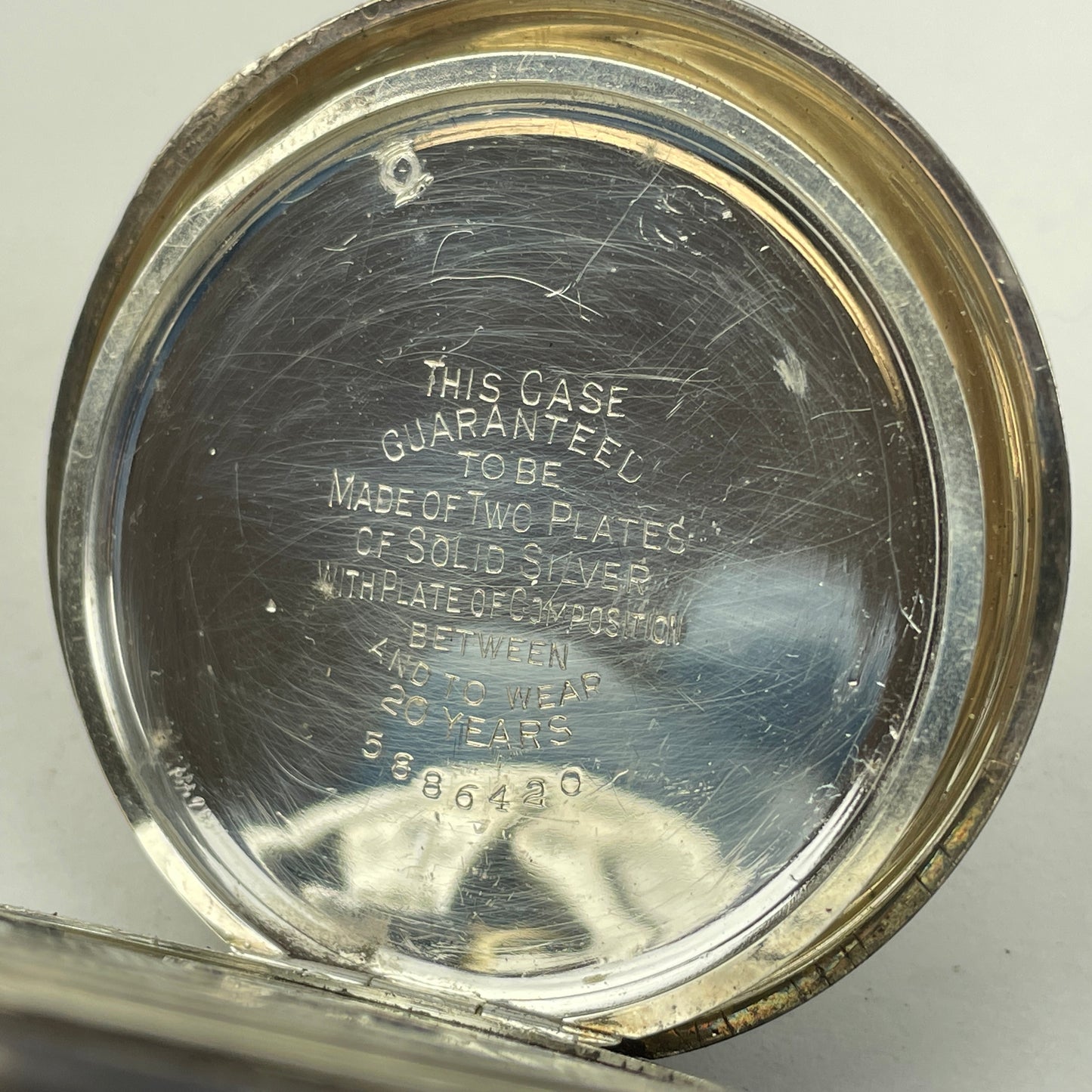 Apr Lot 84- Thom. Russell & Son Liverpool Silver Hinged Pocket Watch