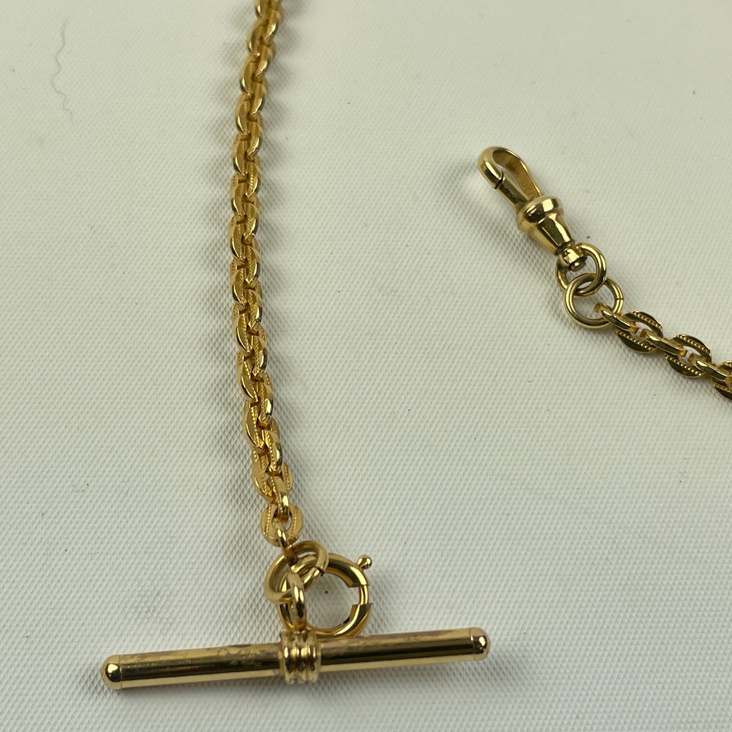 Apr Lot 37- Men’s YGF Pocket Watch Chains