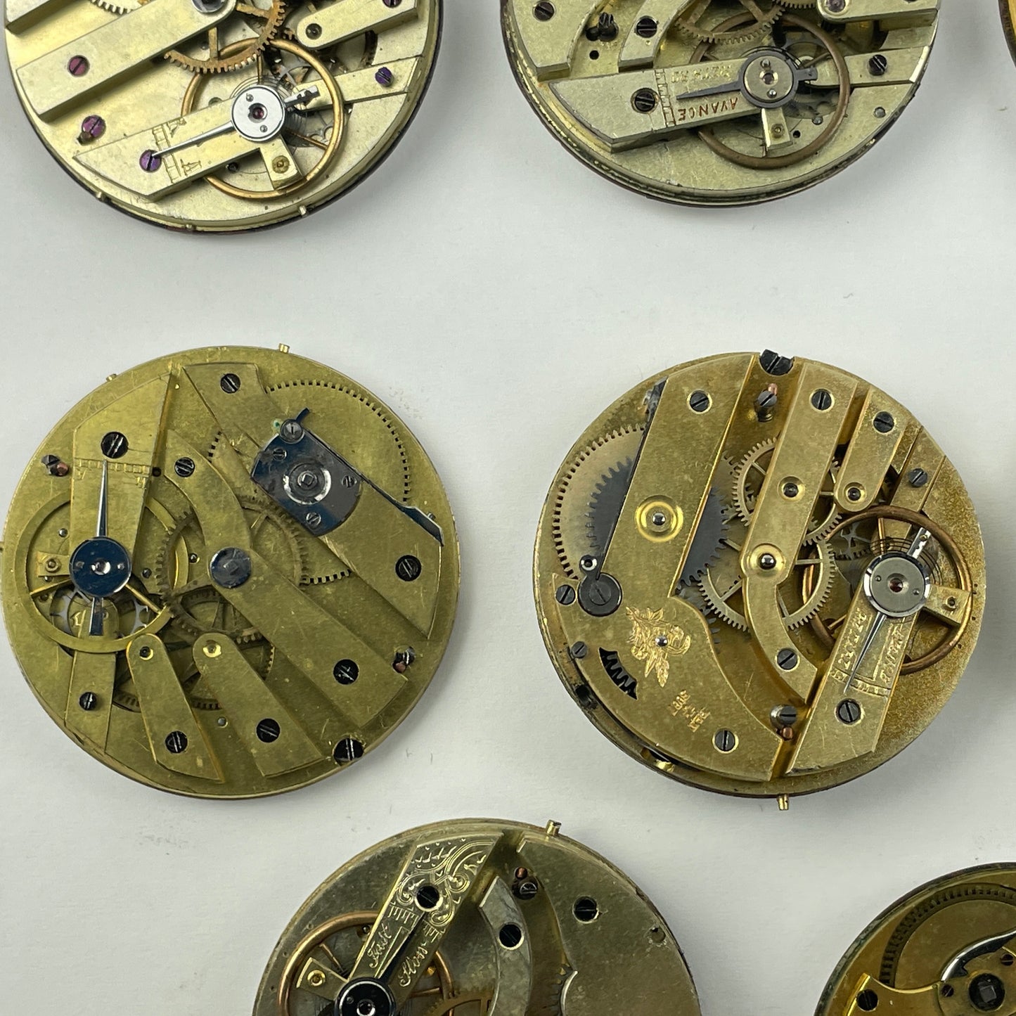 Apr Lot 95- Swiss Bar & Swiss Quality Pocket Watch Movements