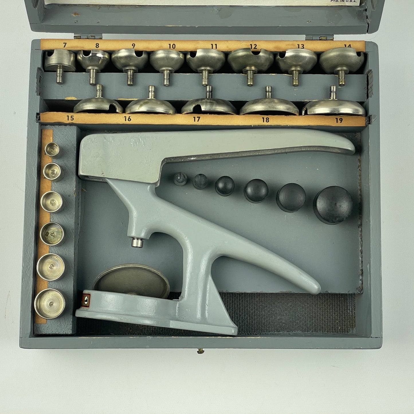 Apr Lot 89- Watchmaker’s Boxed G-S Crystal Hand Press