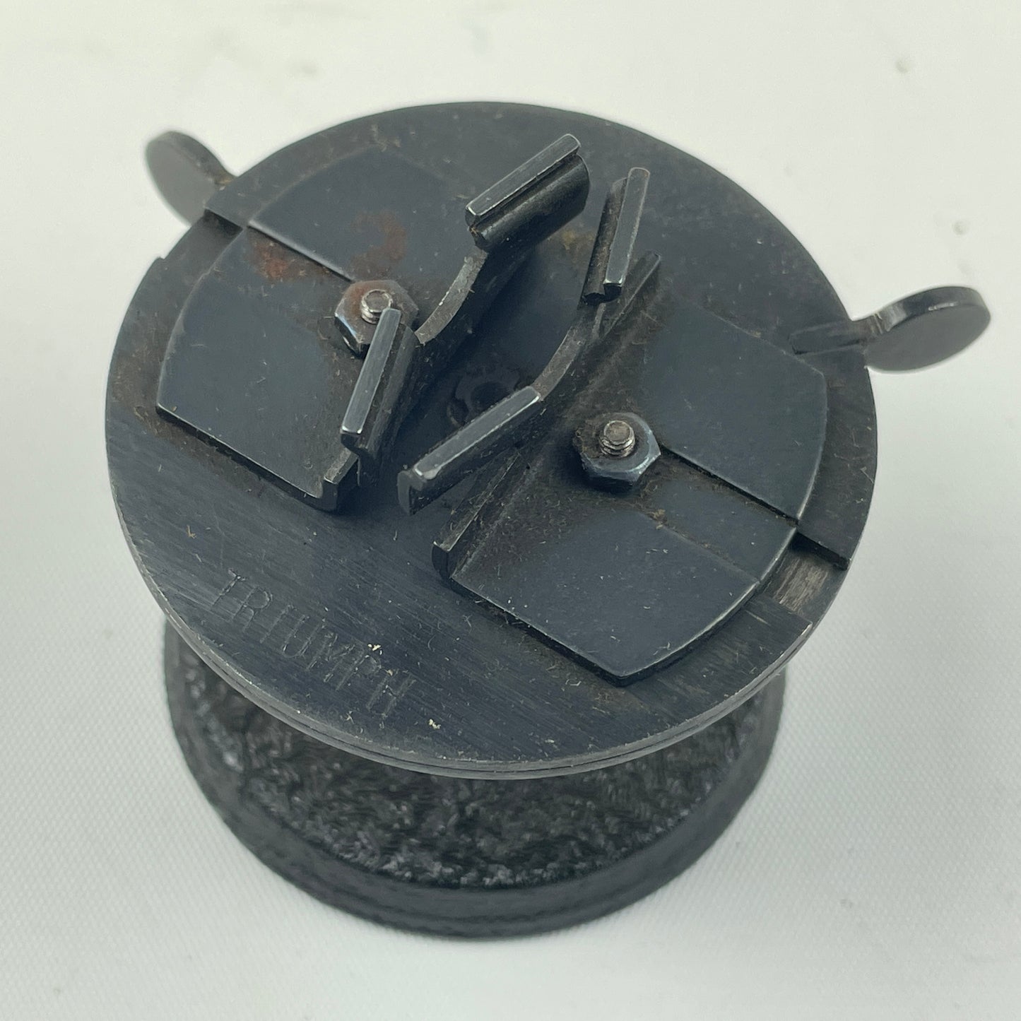 Apr Lot 96- Watchmaker’s Swartchild Boxed “TRIUMPH” Tilting Action Adjustable Boxed Movement Holder #526719