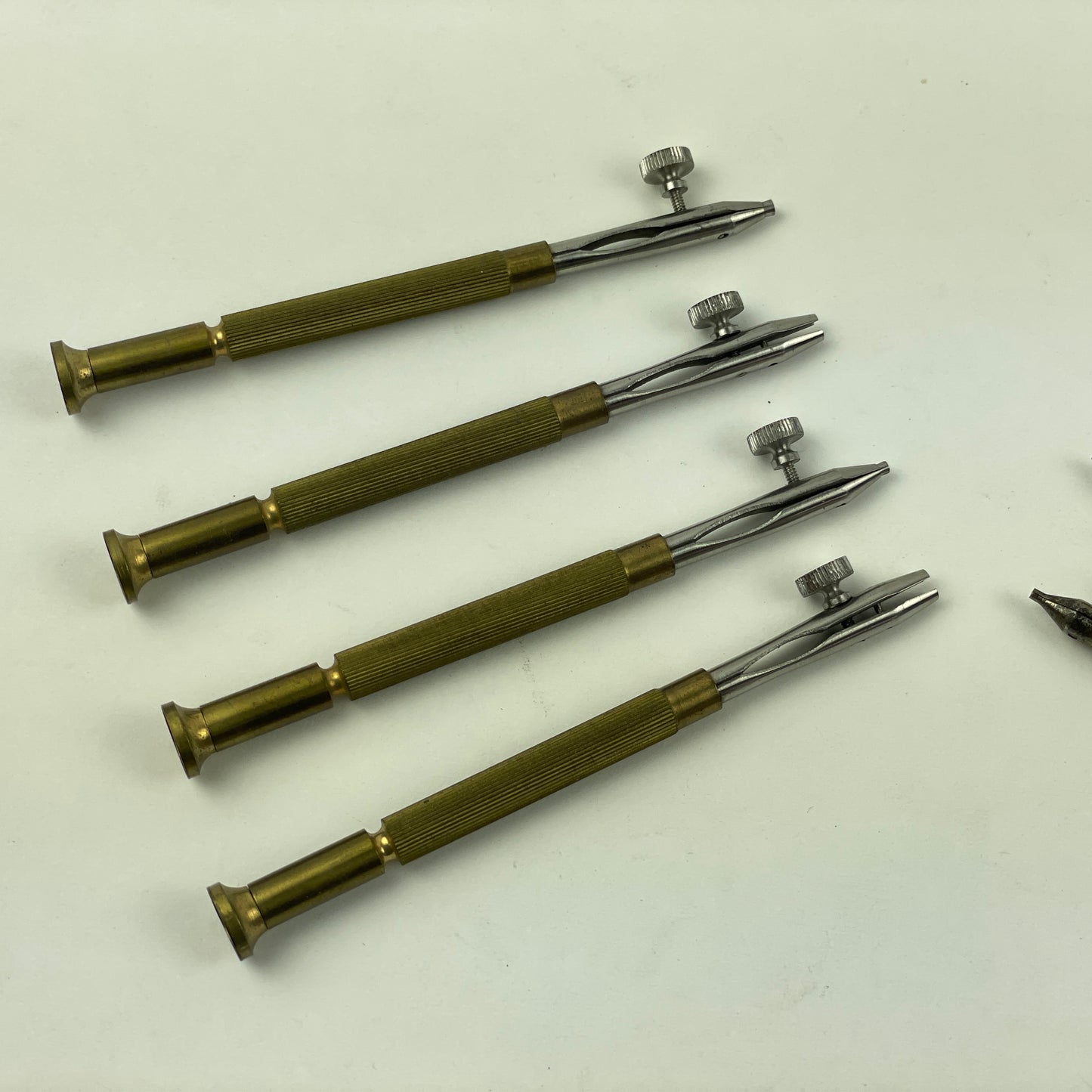 Apr Lot 97- Watchmaker’s Assortment of Swiss Single Ended Opening & Closing Jewelling Tools