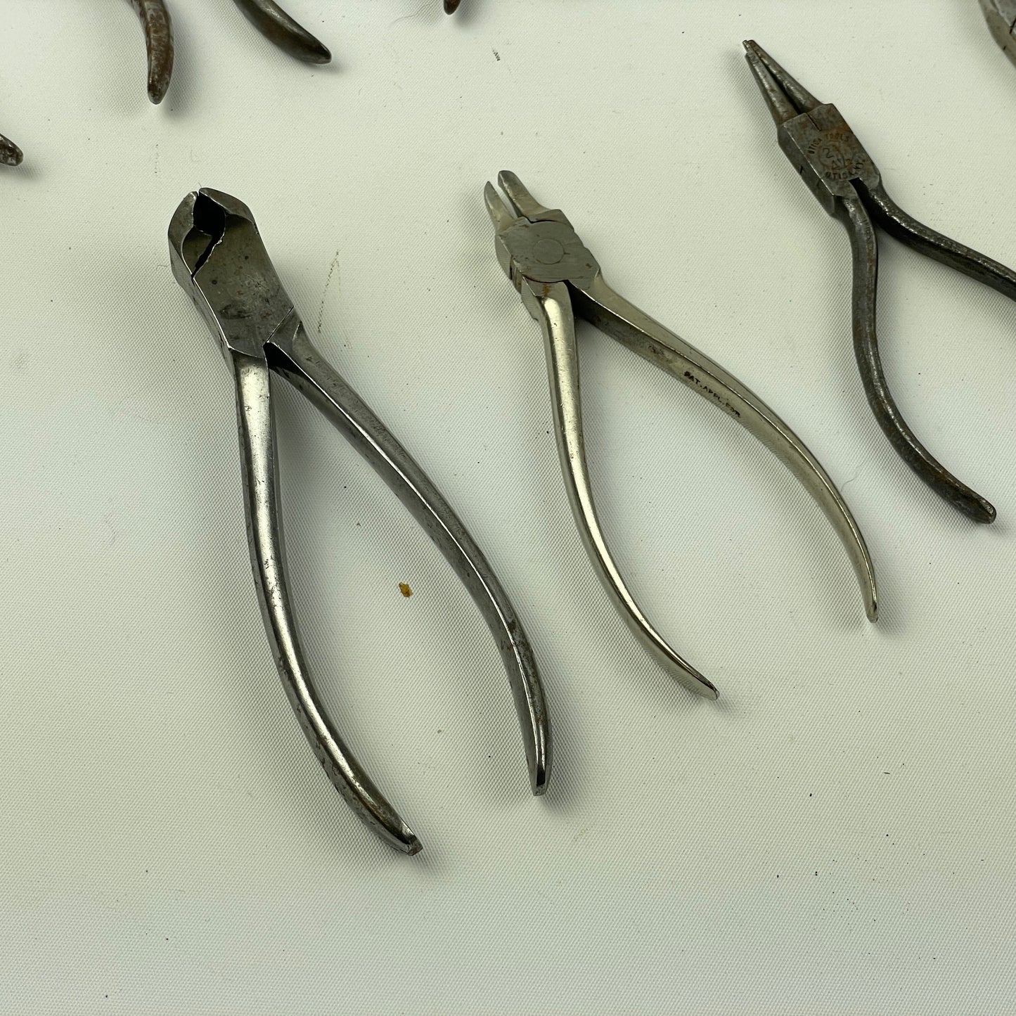 Apr Lot 120- Watchmaker’s Selection of Nine Pairs of Bench Pliers