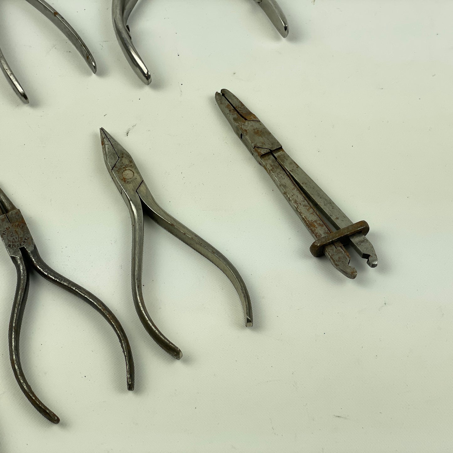 Apr Lot 120- Watchmaker’s Selection of Nine Pairs of Bench Pliers