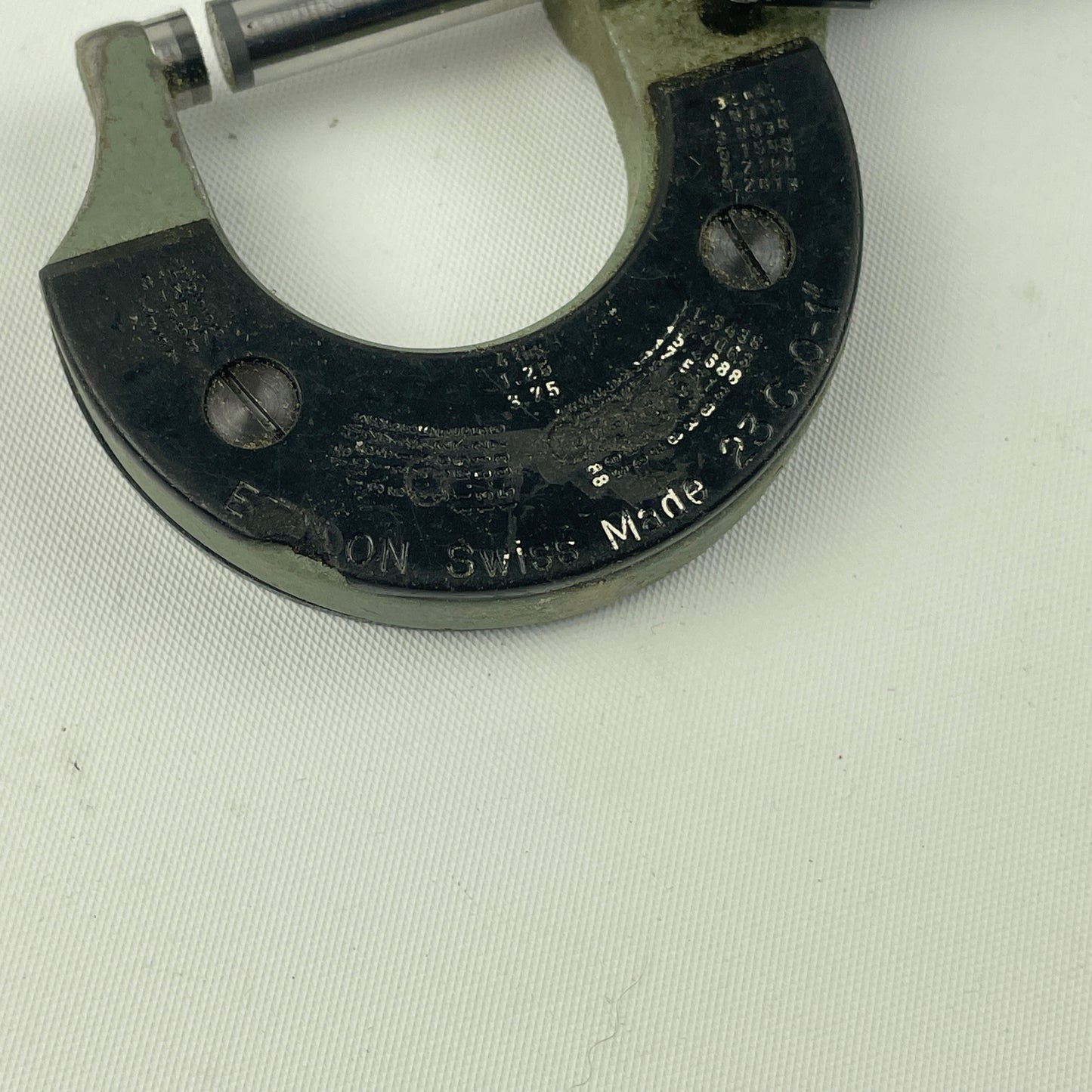 Apr Lot 47- Watchmaker’s Boxed Micrometer & 0.001 Handheld Calipers