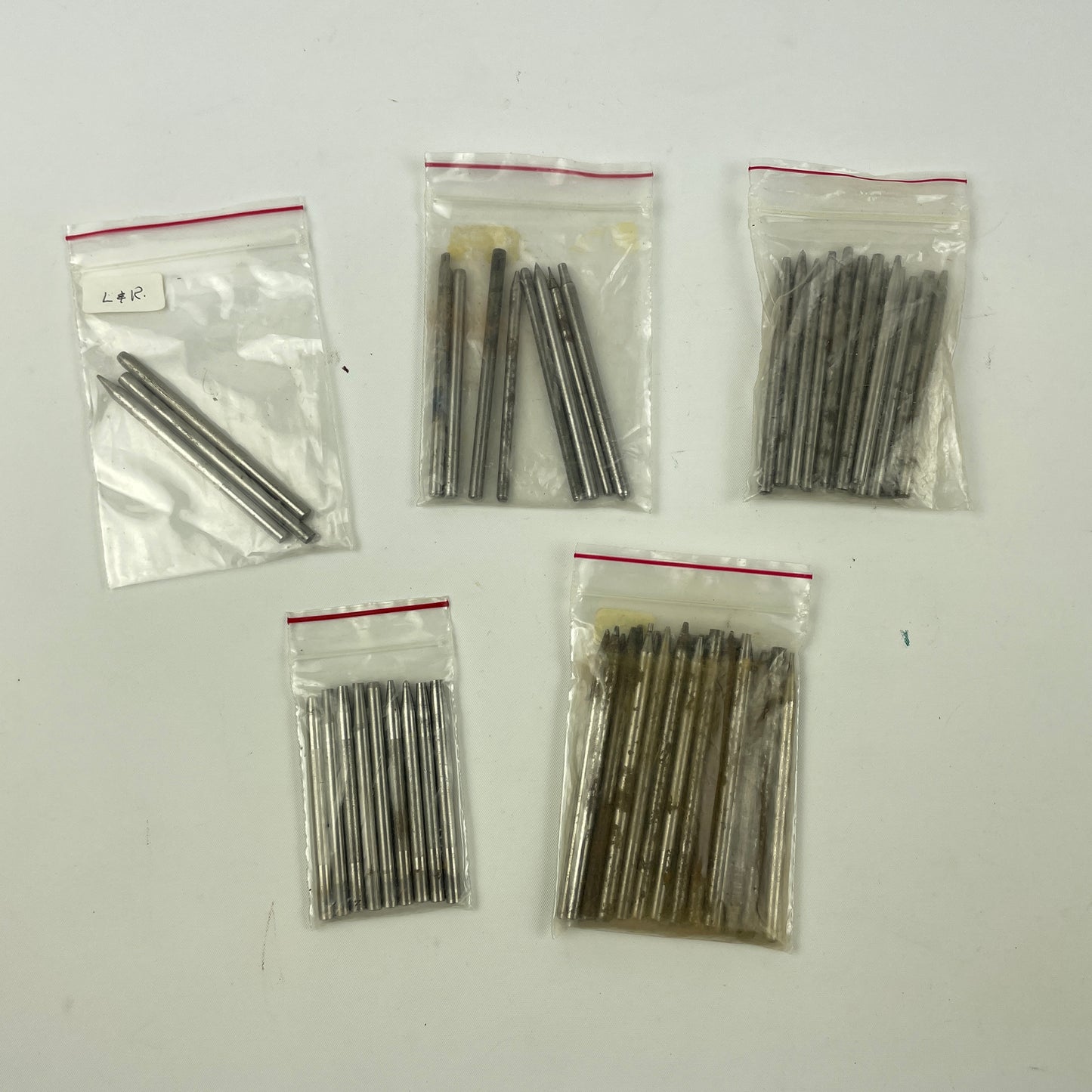 Apr Lot 7- Watchmaker’s Variety & Selection of 33 Staking Set Stakes