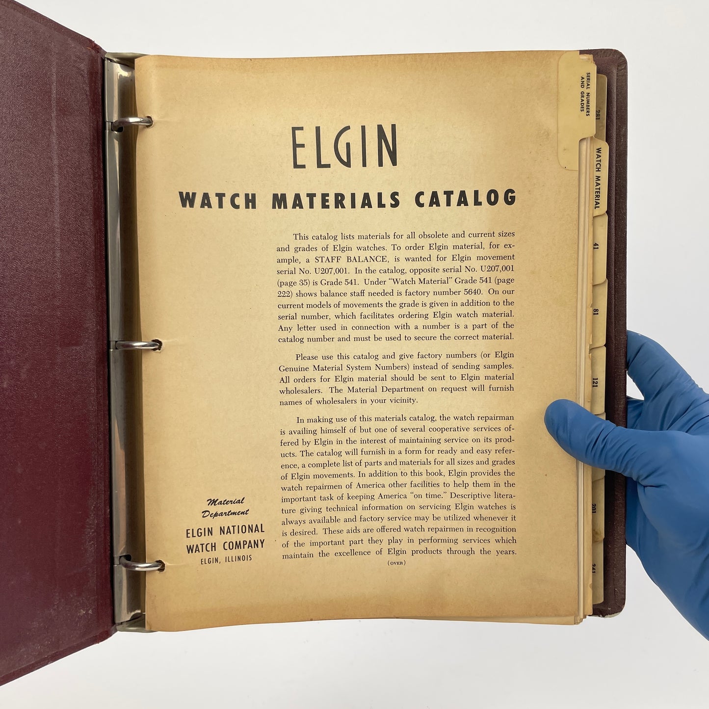 Apr Lot 18- Elgin Genuine Material