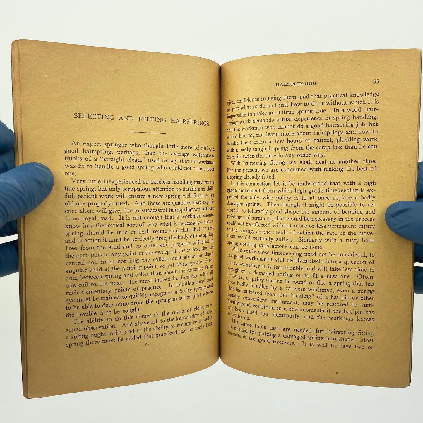 Lot 61- Hairspringing