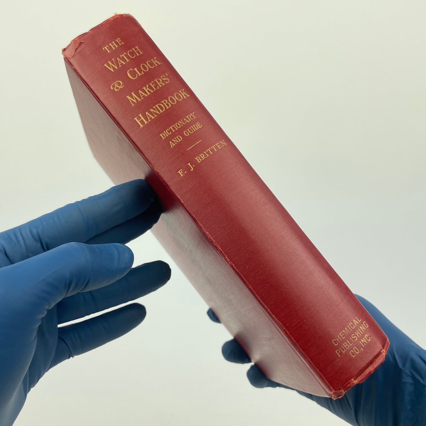 Lot 56- The Watch & Clock Makers' Handbook