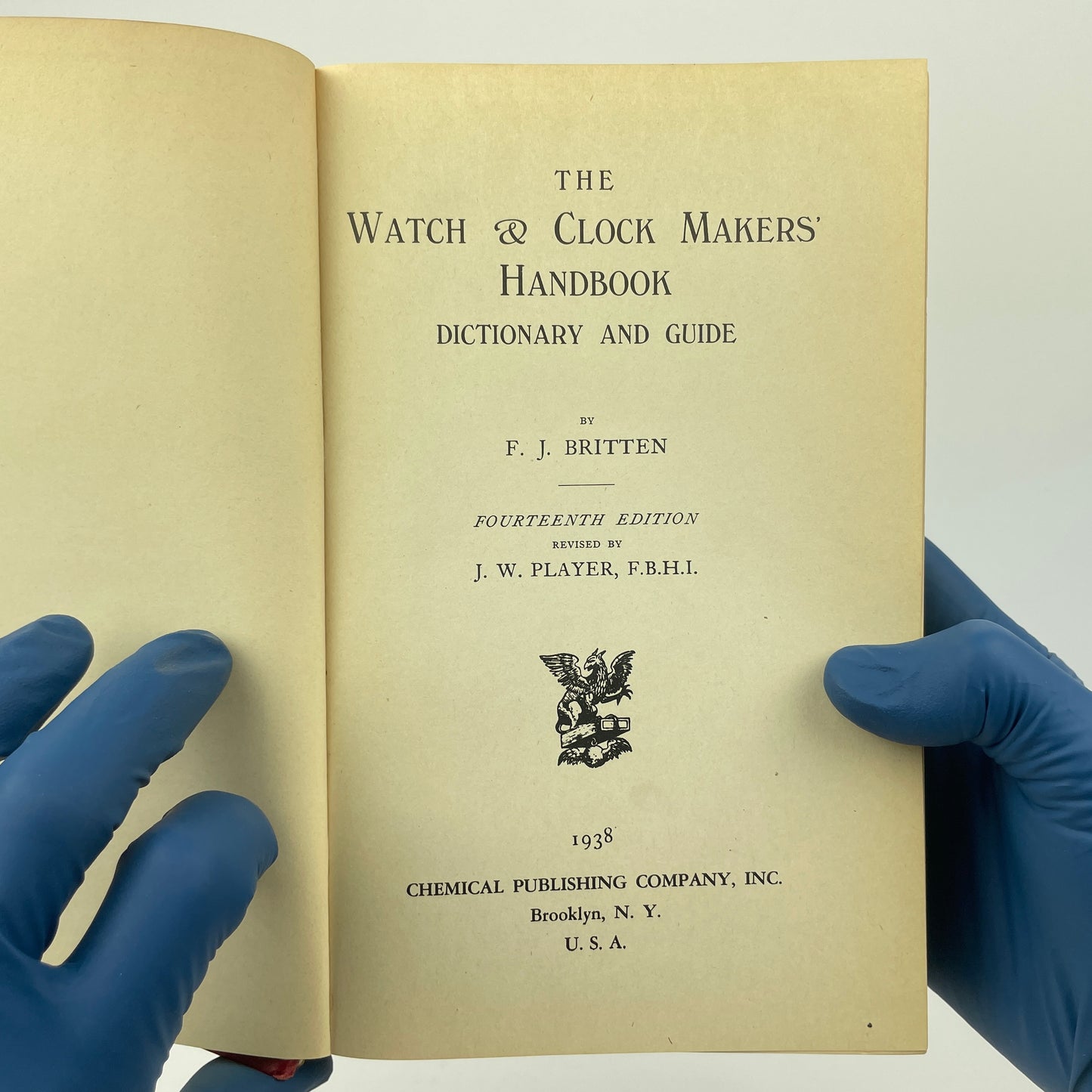 Lot 56- The Watch & Clock Makers' Handbook