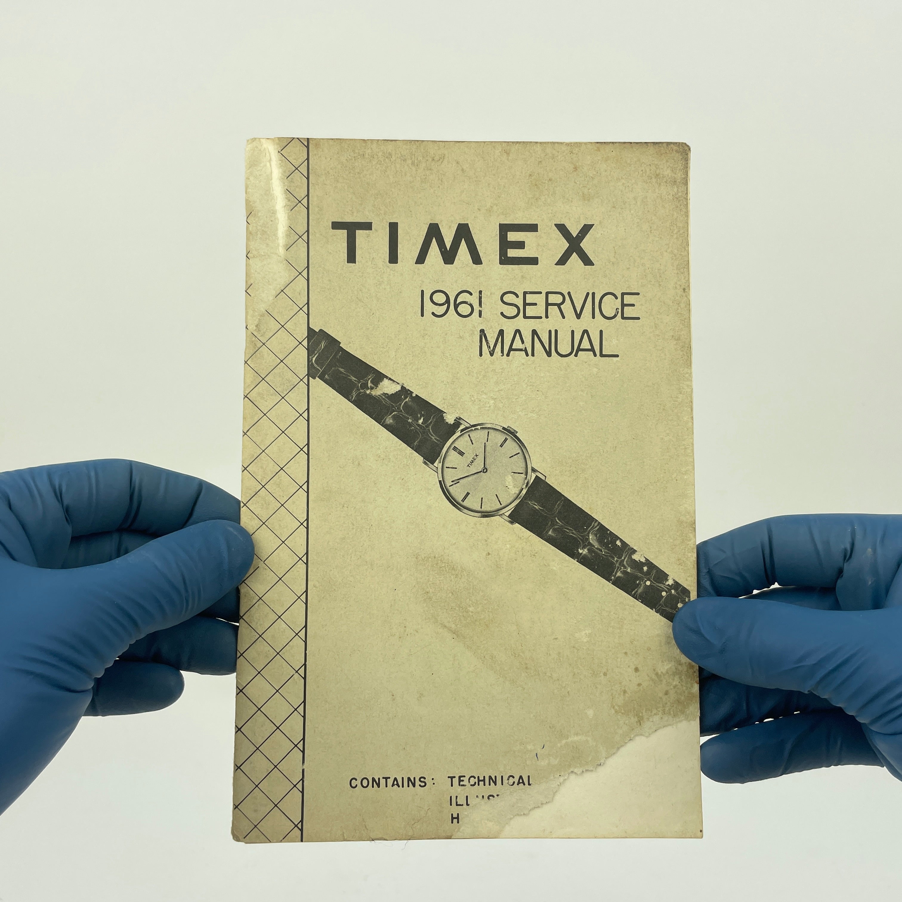 Lot 43 Timex 1961 Service Manual watchpartsrus