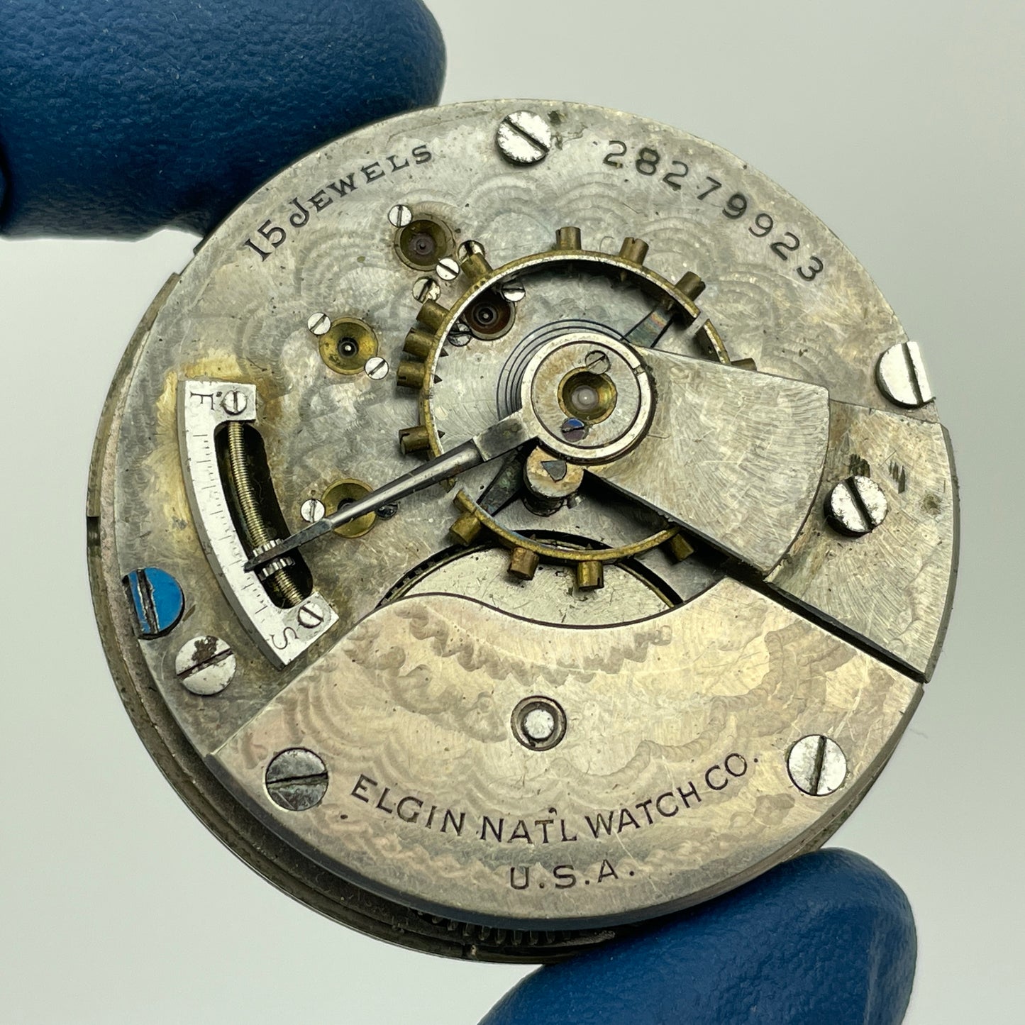 Lot 78- Elgin 18 Size Nickel Open Face Movement