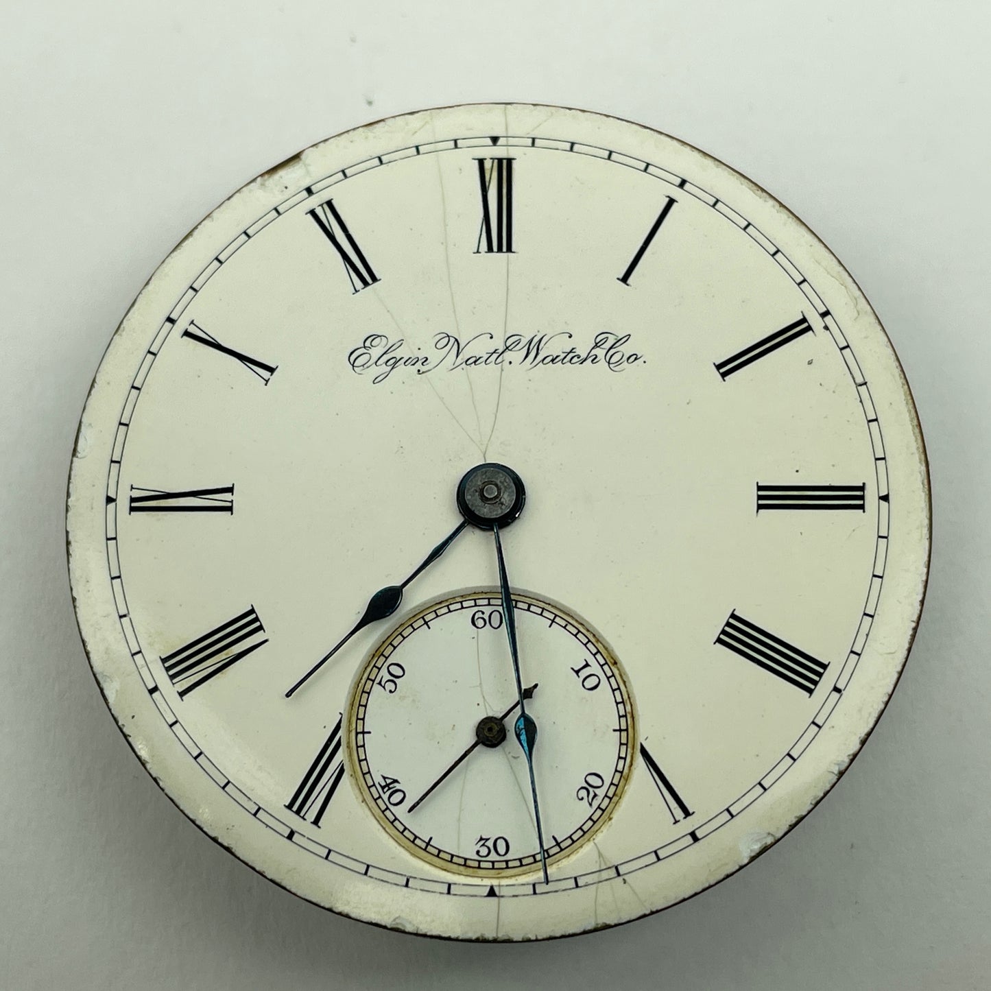 Lot 78- Elgin 18 Size Nickel Open Face Movement