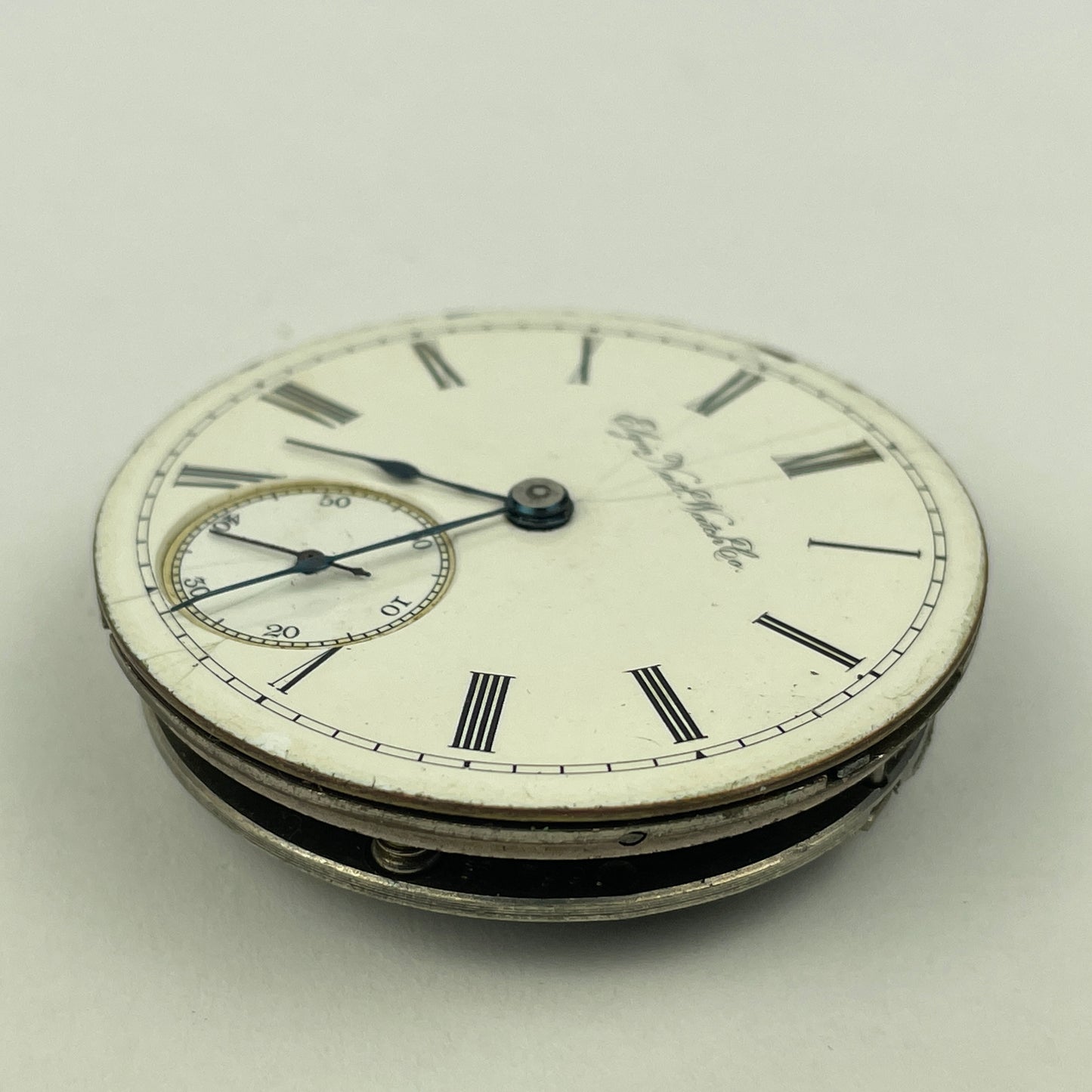 Lot 78- Elgin 18 Size Nickel Open Face Movement