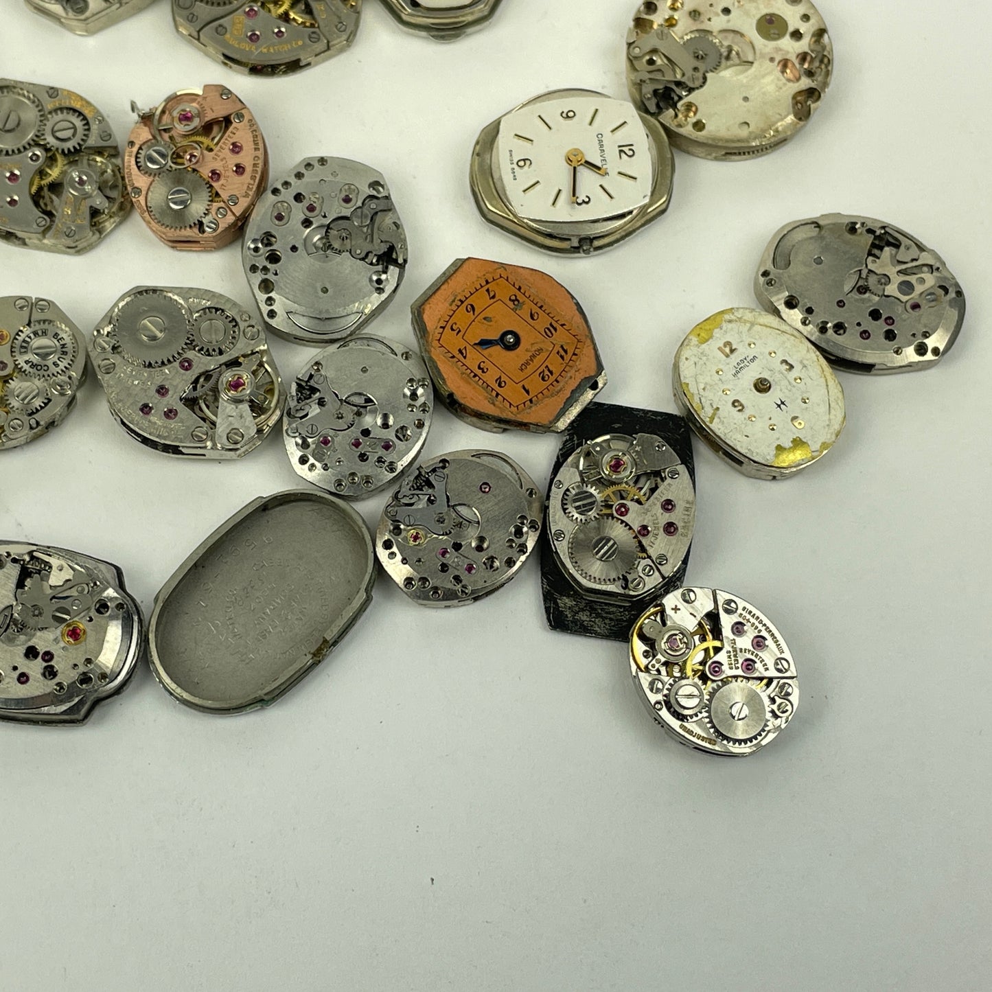 Lot 77- Swiss & American Vintage Ladies Wristwatch Movements