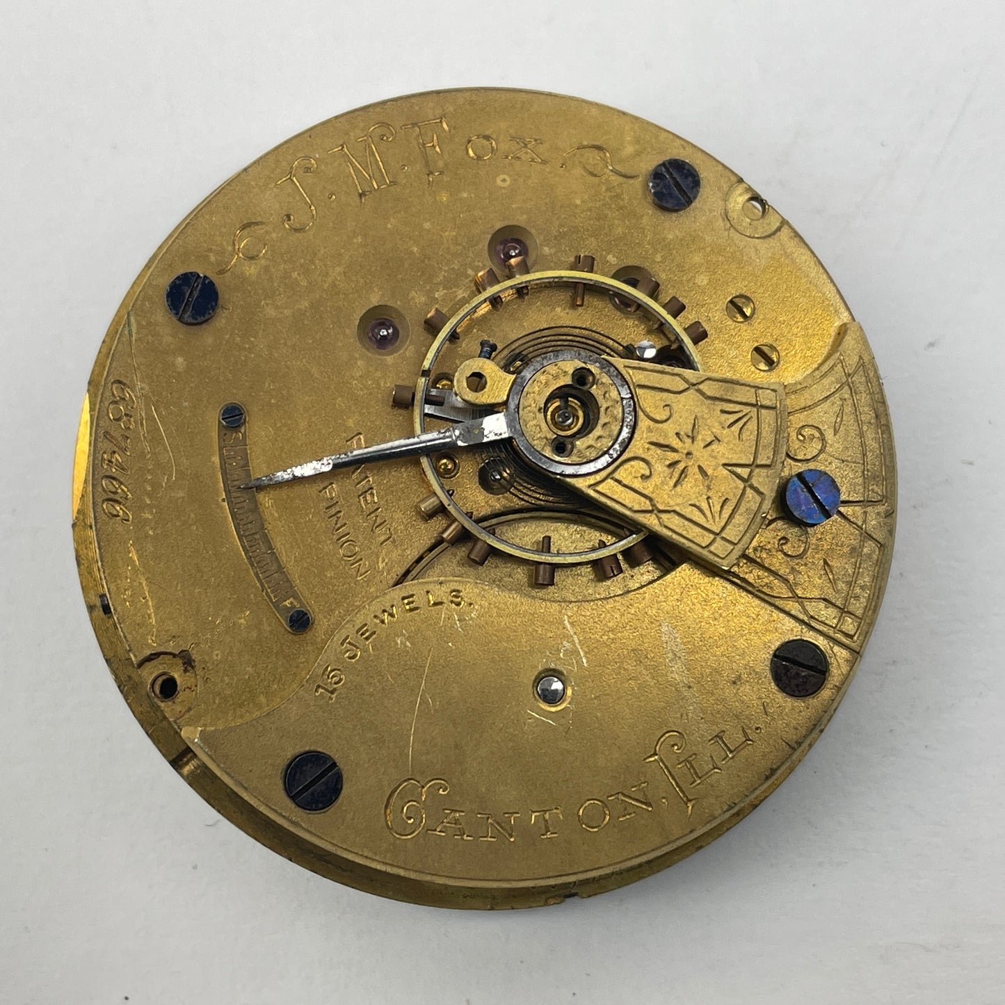 Lot 82- Elgin, Hampden & N. Y. Standard Pocket Watch Movements