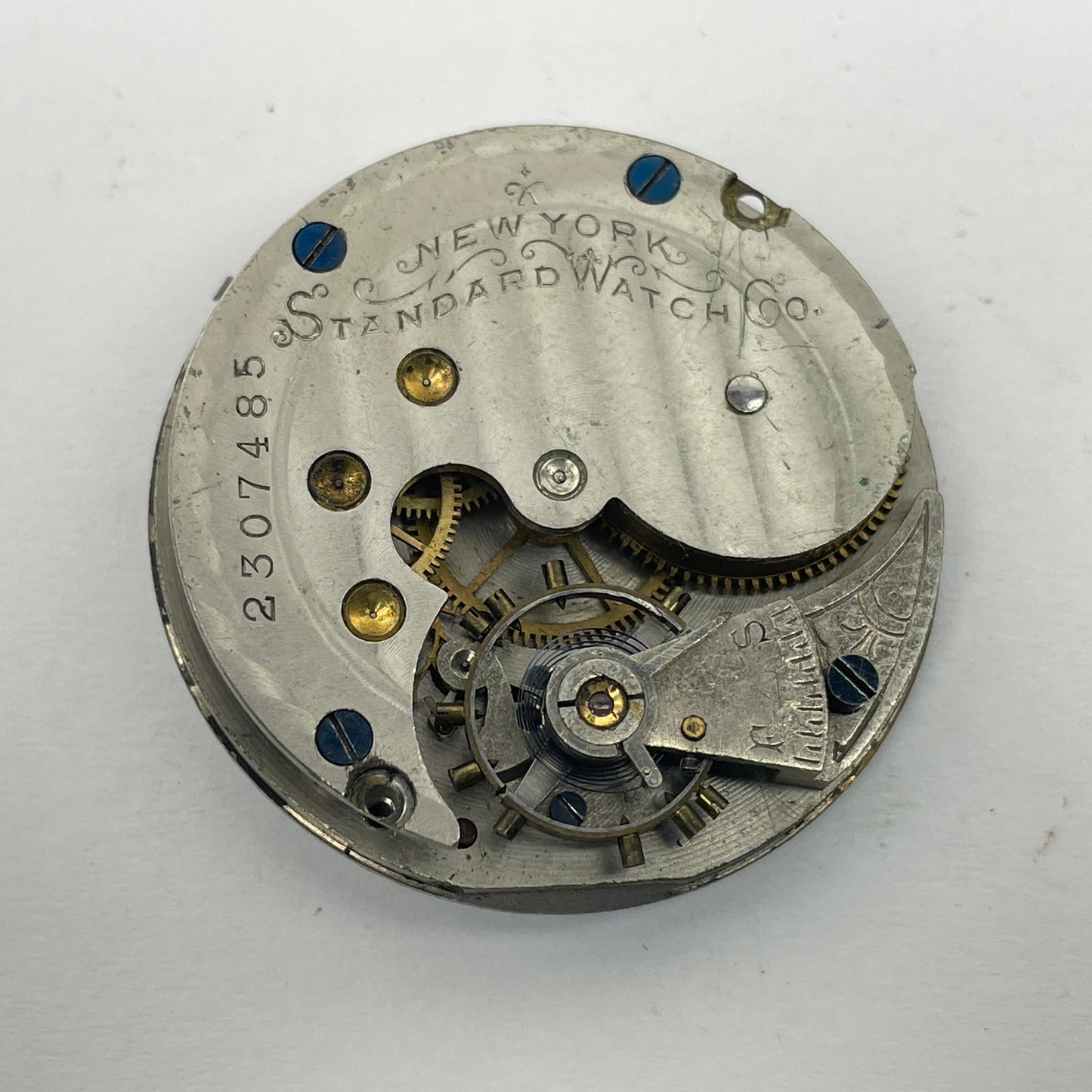Lot 85- South Bend, Waltham, Hampden 7 N., Y. Standard Pocket Watch Movements