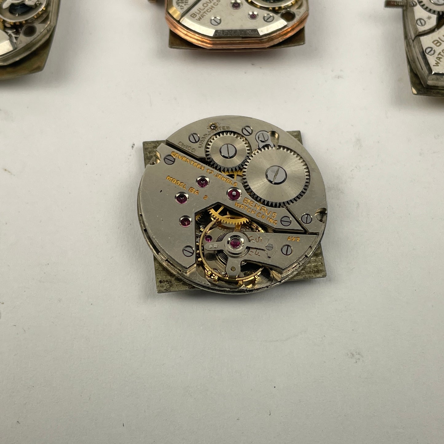 Lot 100- Bulova & Gruen Men’s Vintage Mechanical Wristwatch Movements