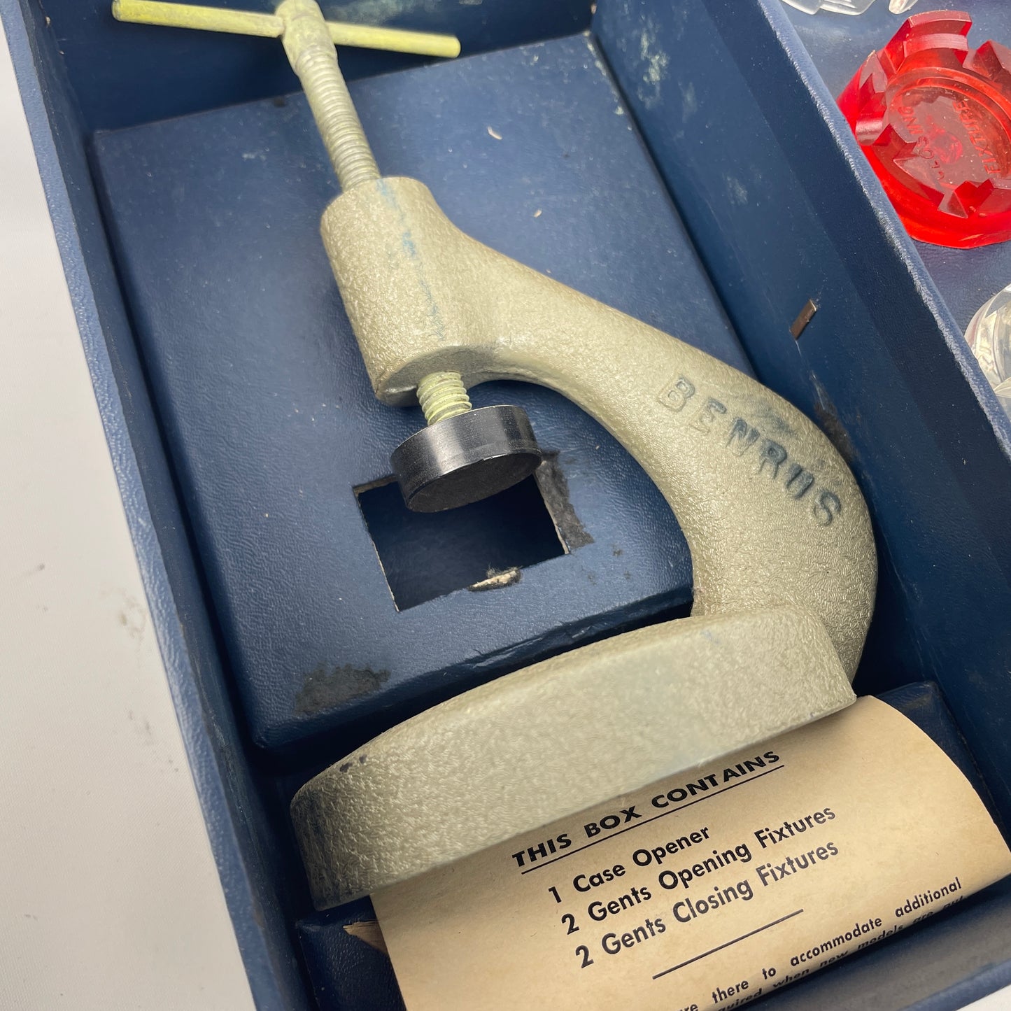 Lot 97- Benrus Boxed Waterproof Watch Case Opener