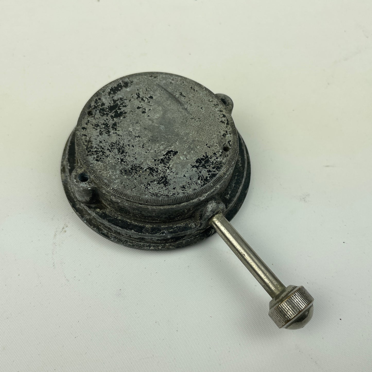 Lot 103- Elgin Large 8-Day Car Clock w/ Stem, Crown & Case
