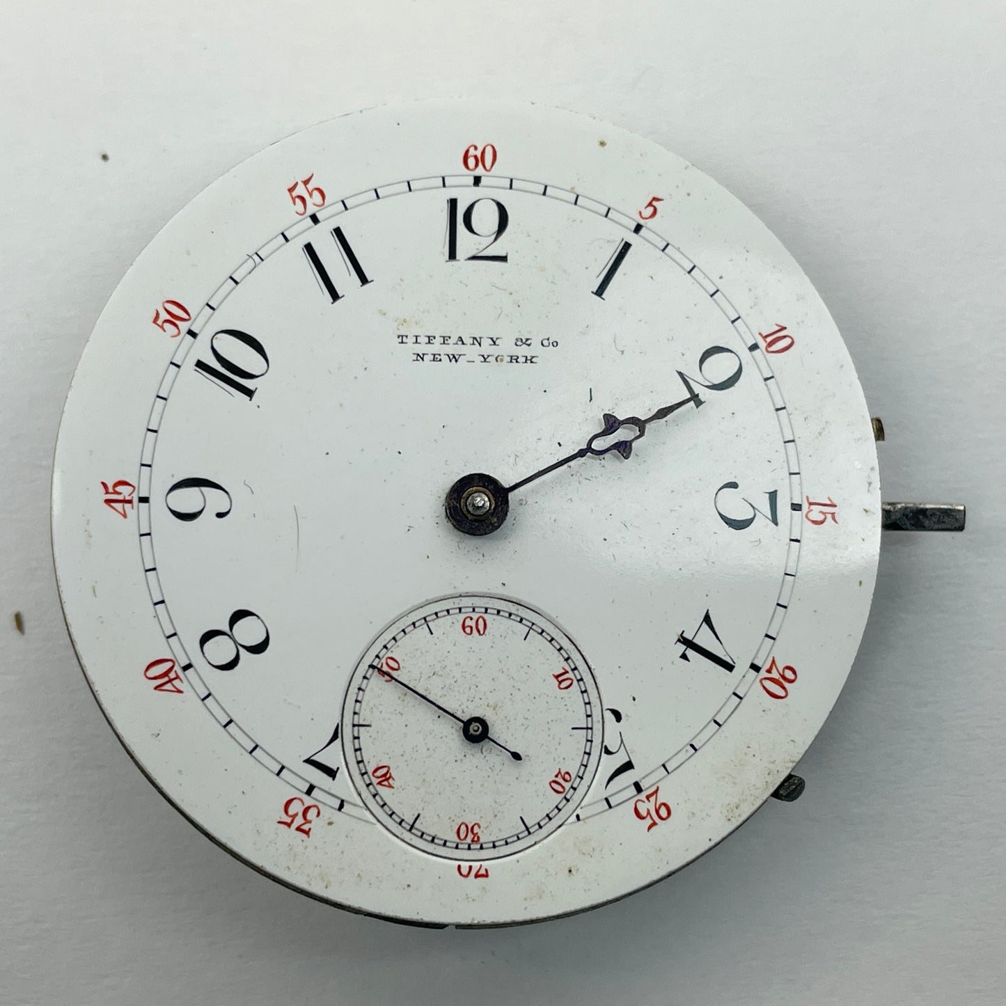 Lot 30- Tiffany & Co. New York 40.5 MM Hunting Pocket Watch Movement
