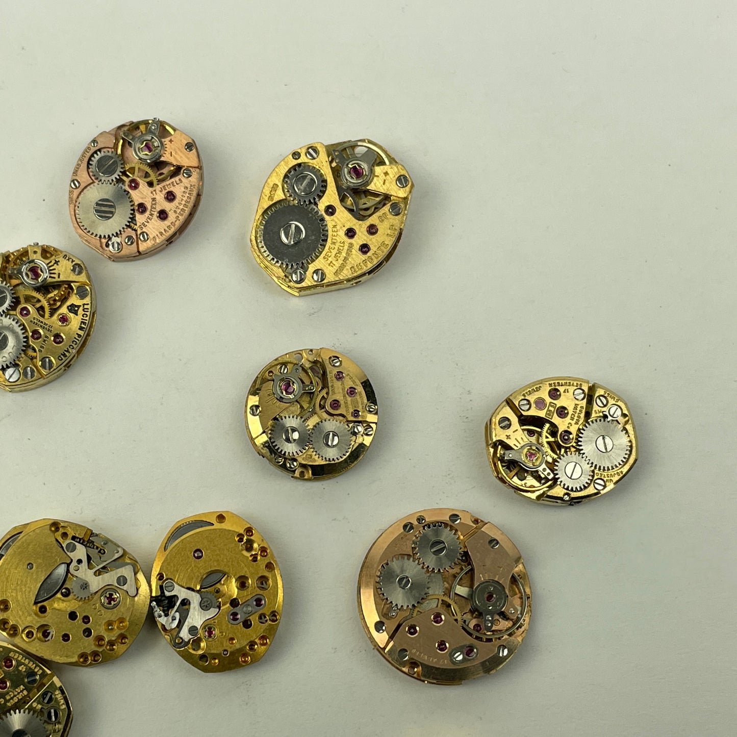 Lot 99- Swiss & American Frosted Vintage Ladies Wristwatch Movements