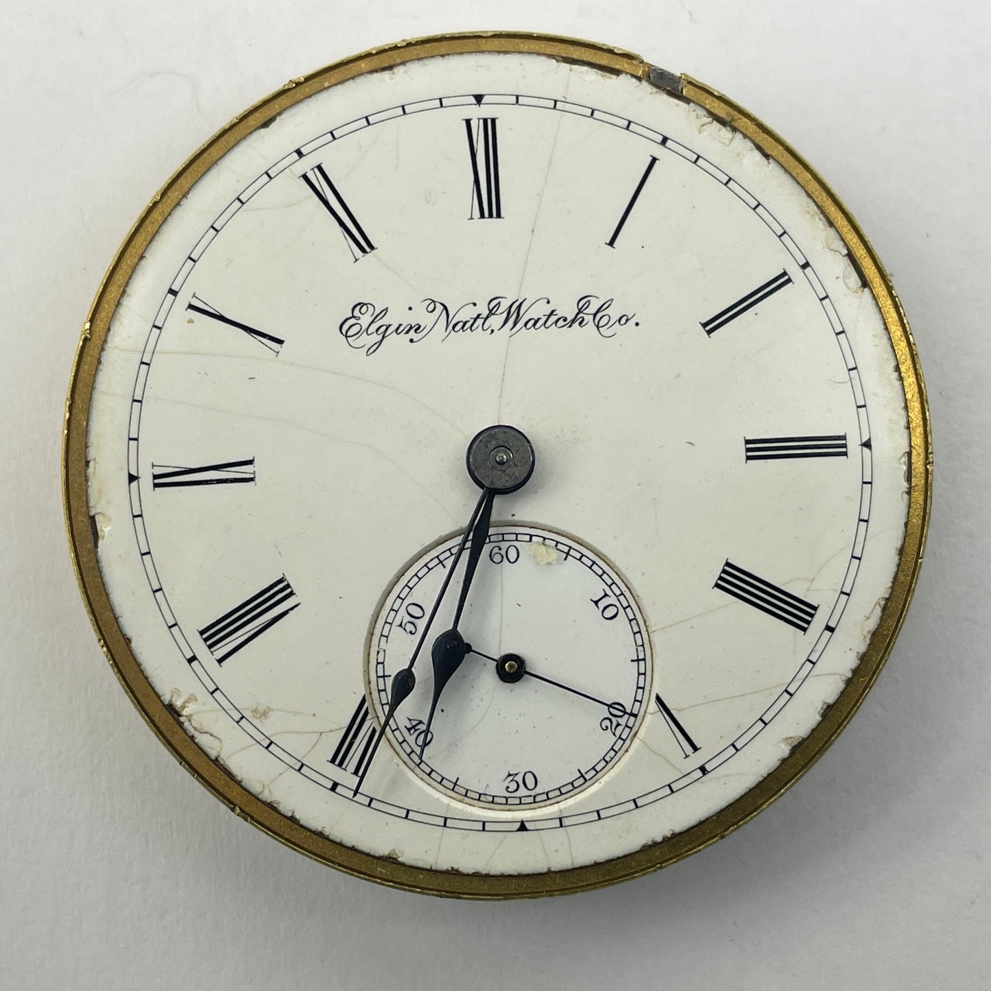 Lot 116- Elgin 16 Size “CONVERTIBLE” Gilt 15 Jewel Pocket Watch Movement