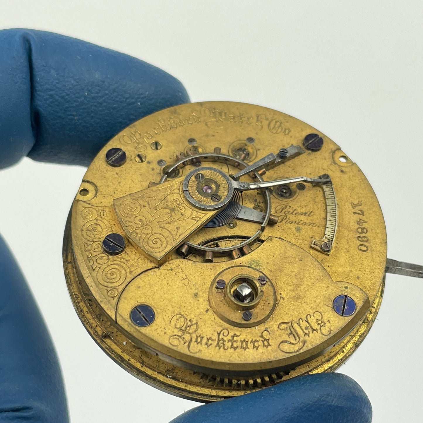 Lot 120- Rockford 18 Size Pocket Watch Movements