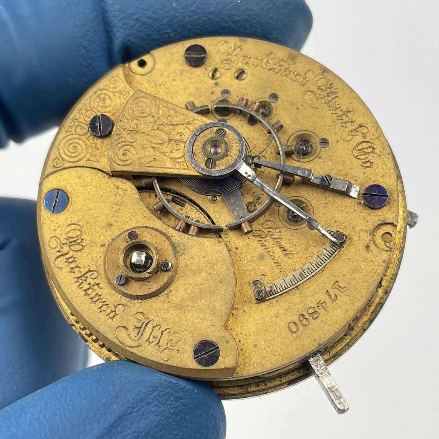Lot 120- Rockford 18 Size Pocket Watch Movements