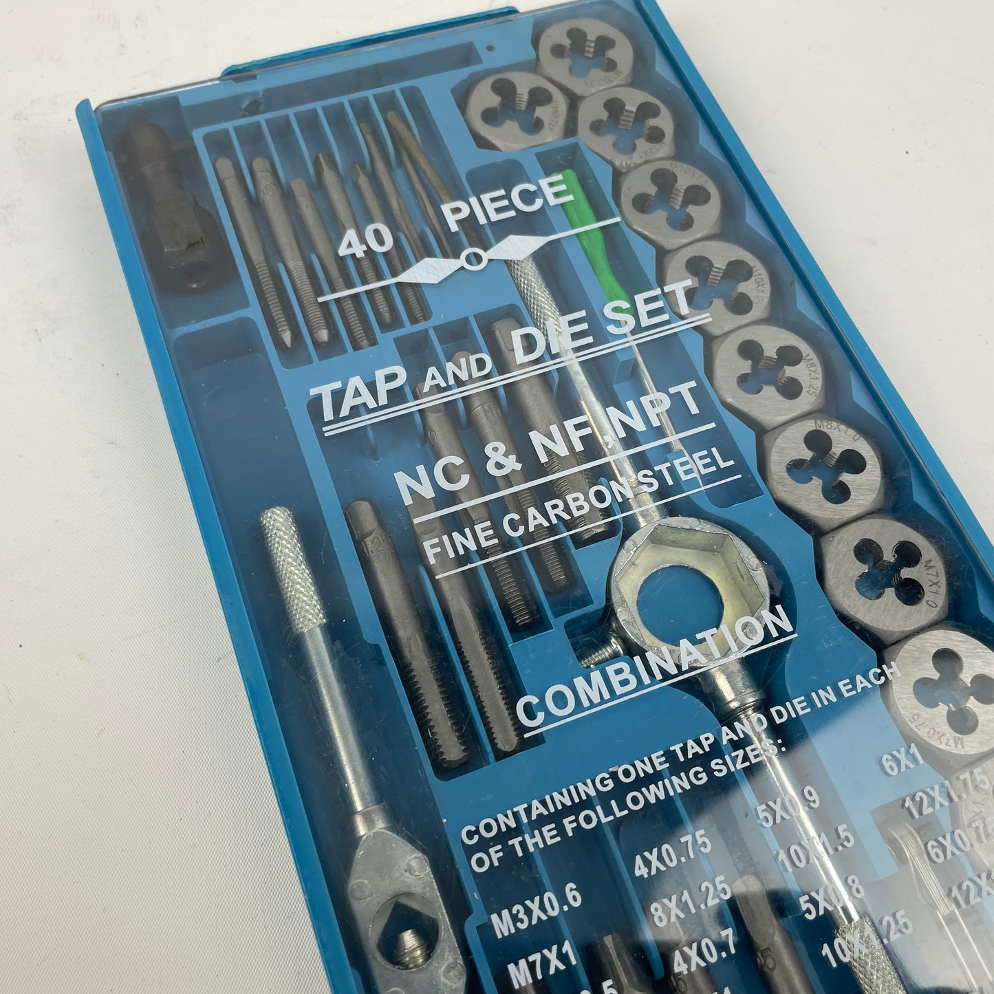 Lot 39 - Hiltex Metric Tap & Die Set 40 Piece