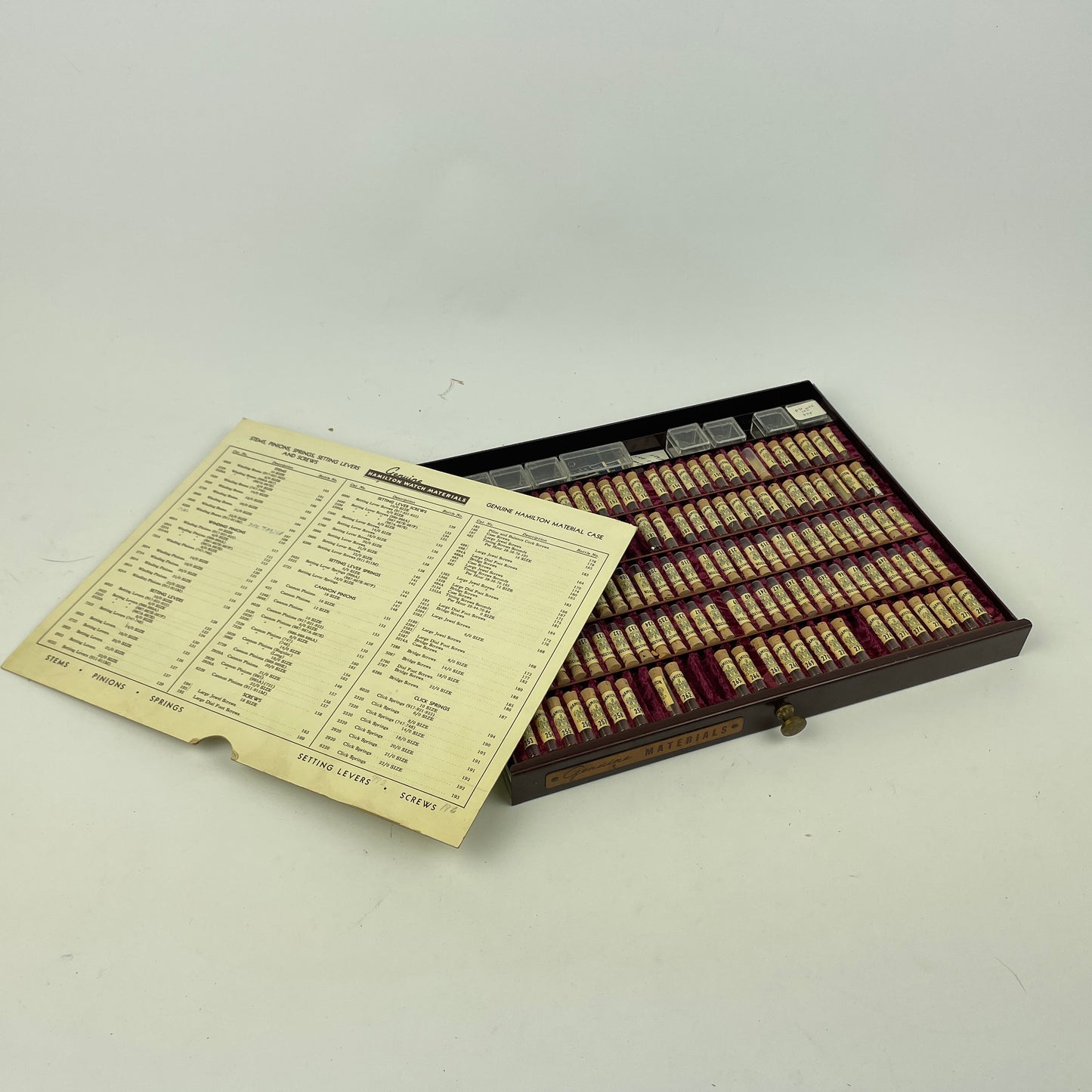 Lot 18 - Genuine Hamilton Case Material Drawer