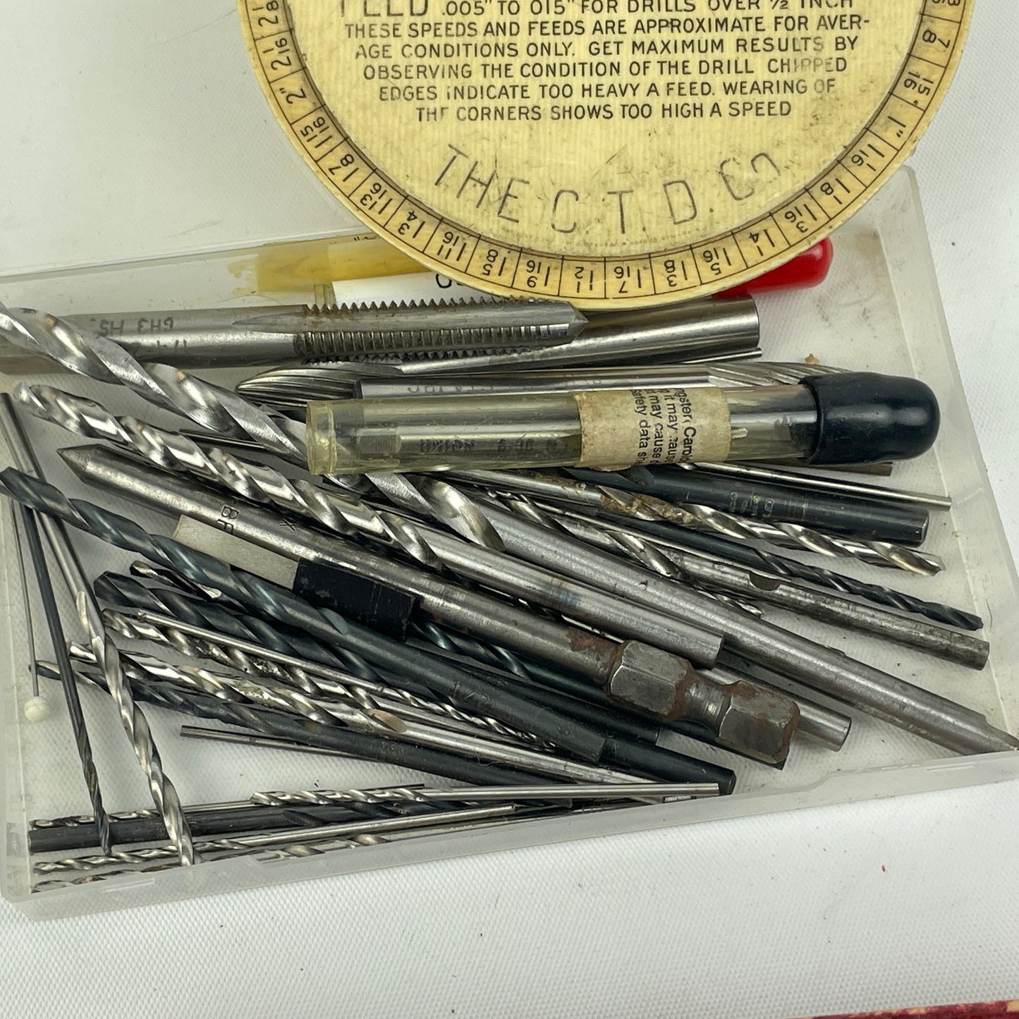 Lot 48- Mixed Drill Bits and Thread Taps
