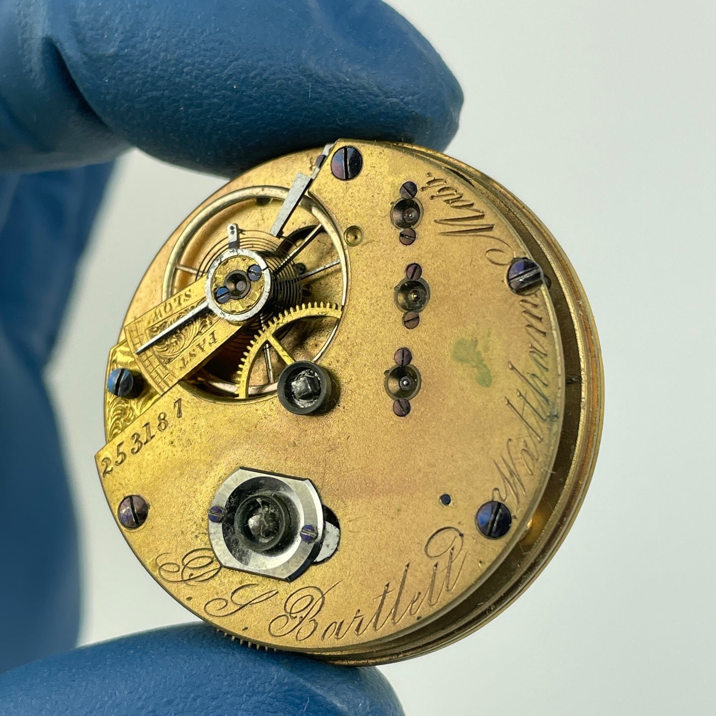 Lot 9- Waltham P.S. Bartlett | 10S | 11J | Pocket Watch Movement