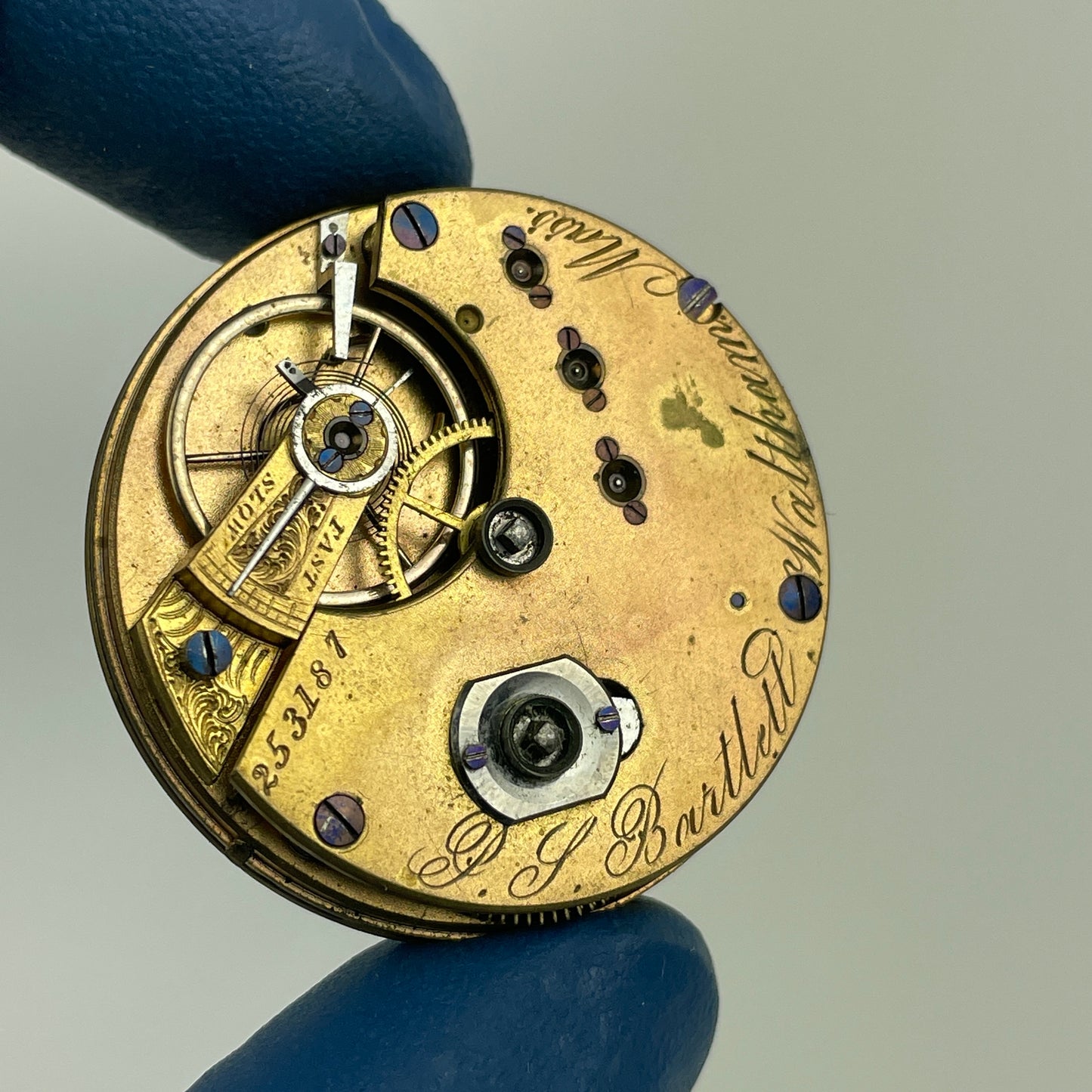 Lot 9- Waltham P.S. Bartlett | 10S | 11J | Pocket Watch Movement