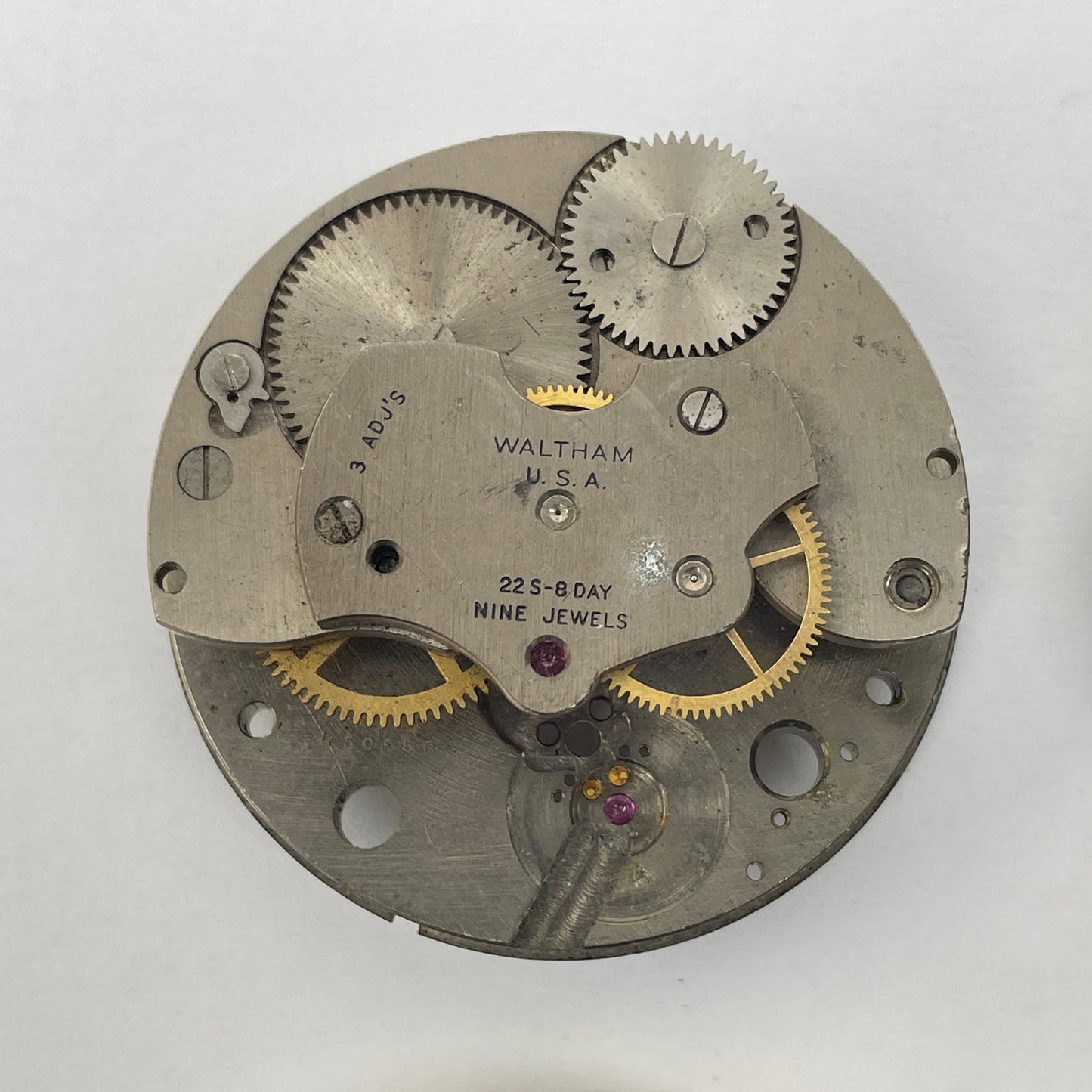 Lot 64- Elgin & Waltham 8-Day Movements