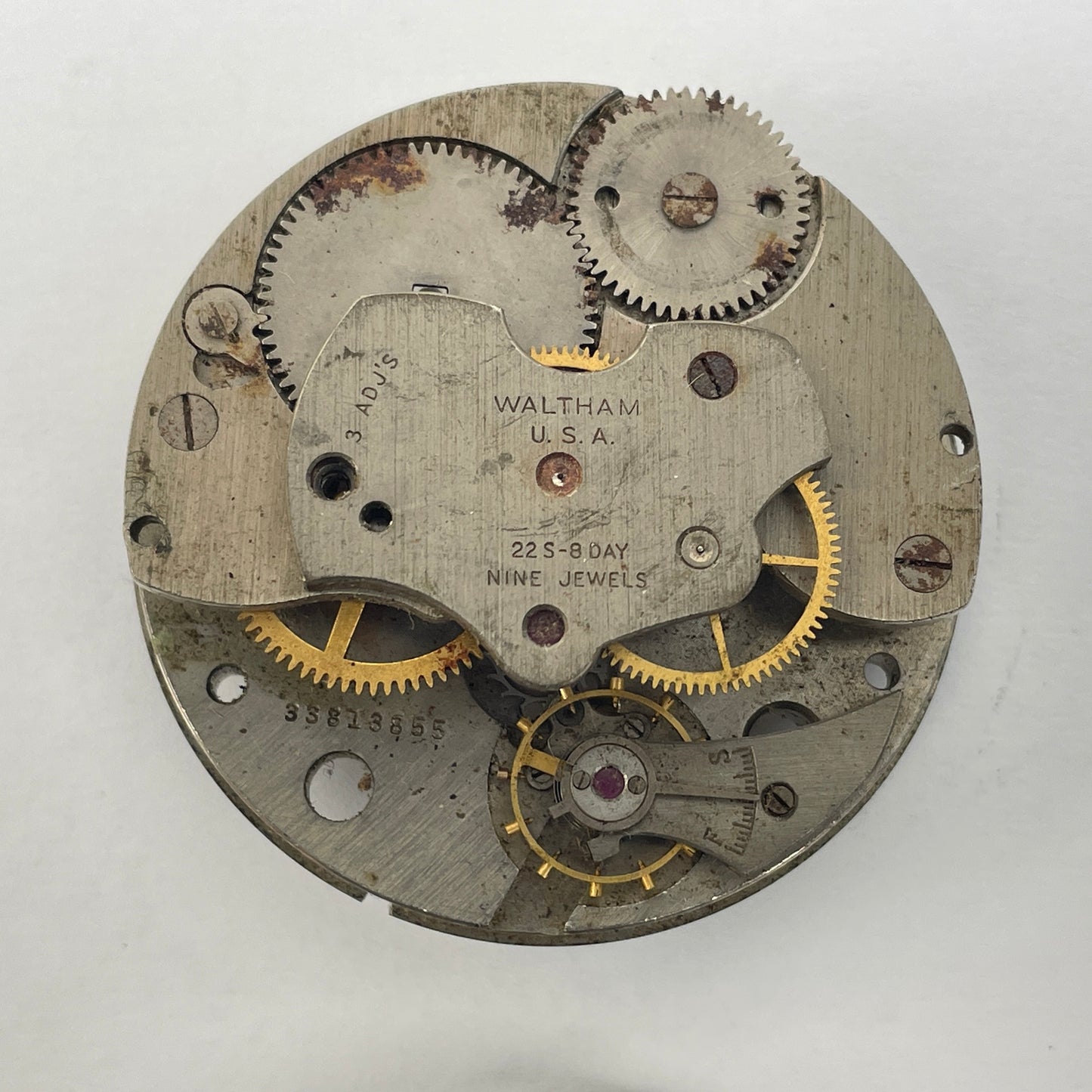 Lot 64- Elgin & Waltham 8-Day Movements