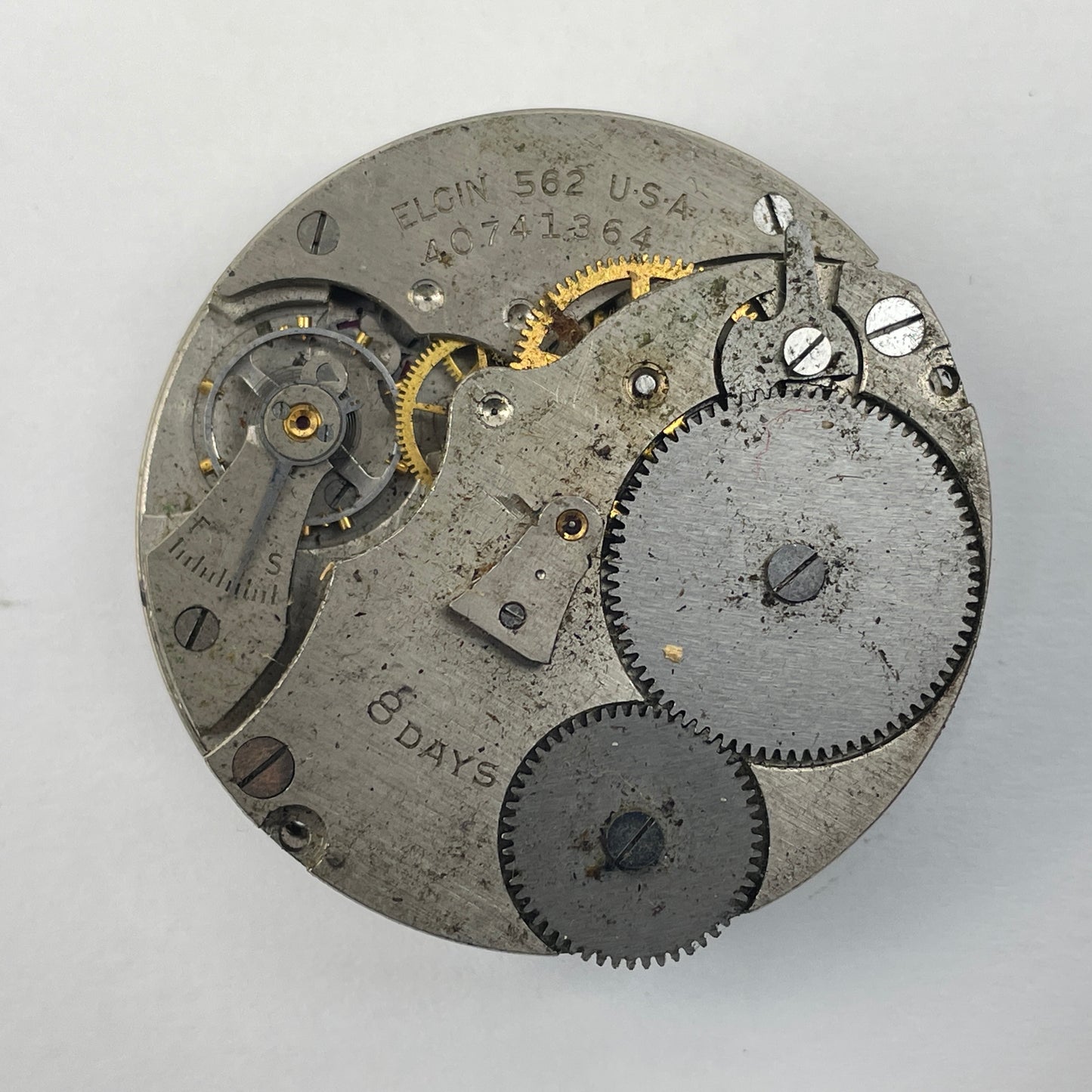 Lot 64- Elgin & Waltham 8-Day Movements
