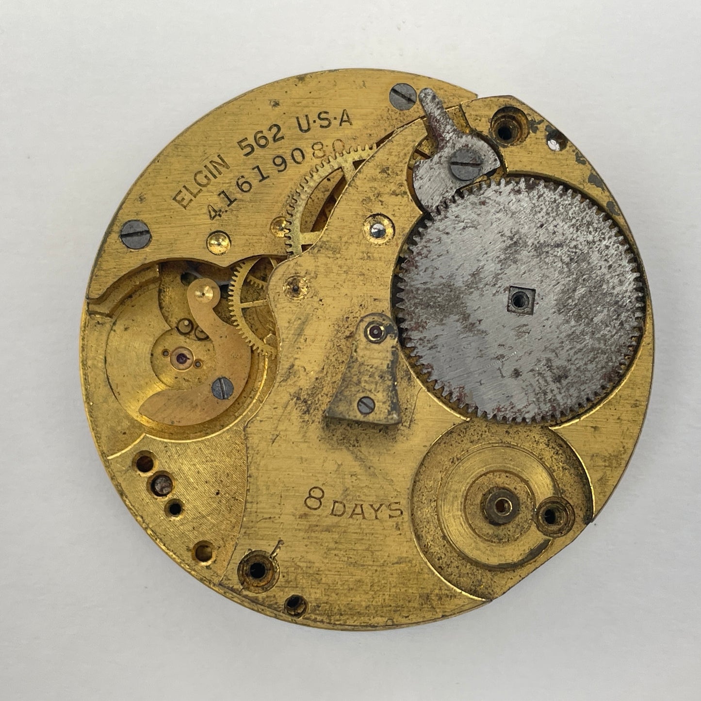 Lot 4- Elgin 562 8-Day Military Movements