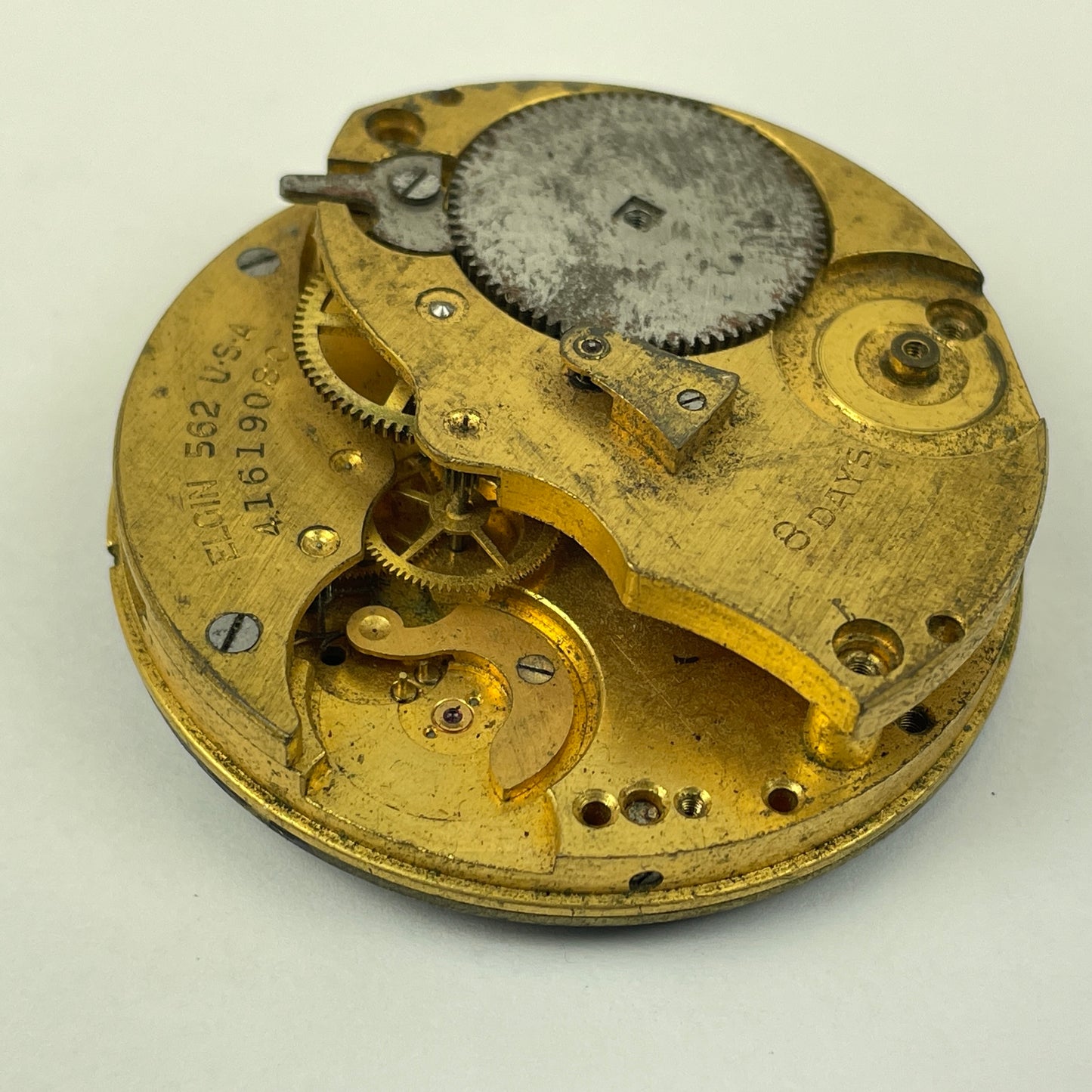Lot 4- Elgin 562 8-Day Military Movements