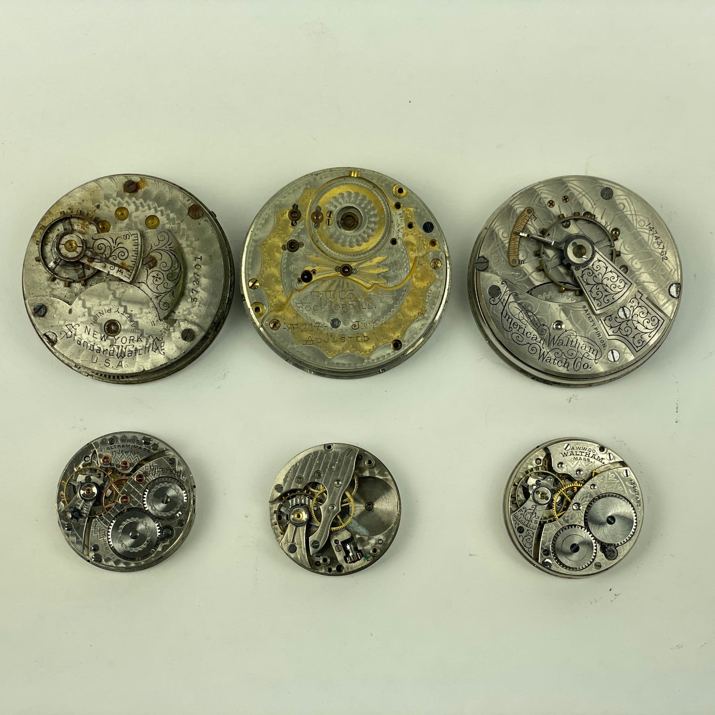 Lot 8- American Pocket Watch Movement Assortment