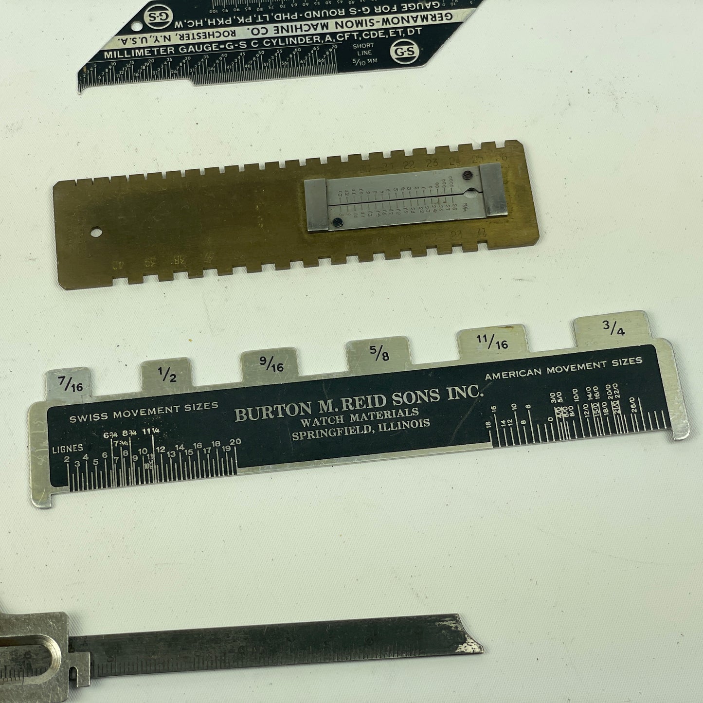 Lot 66- Vintage Watchmakers Gauge Set