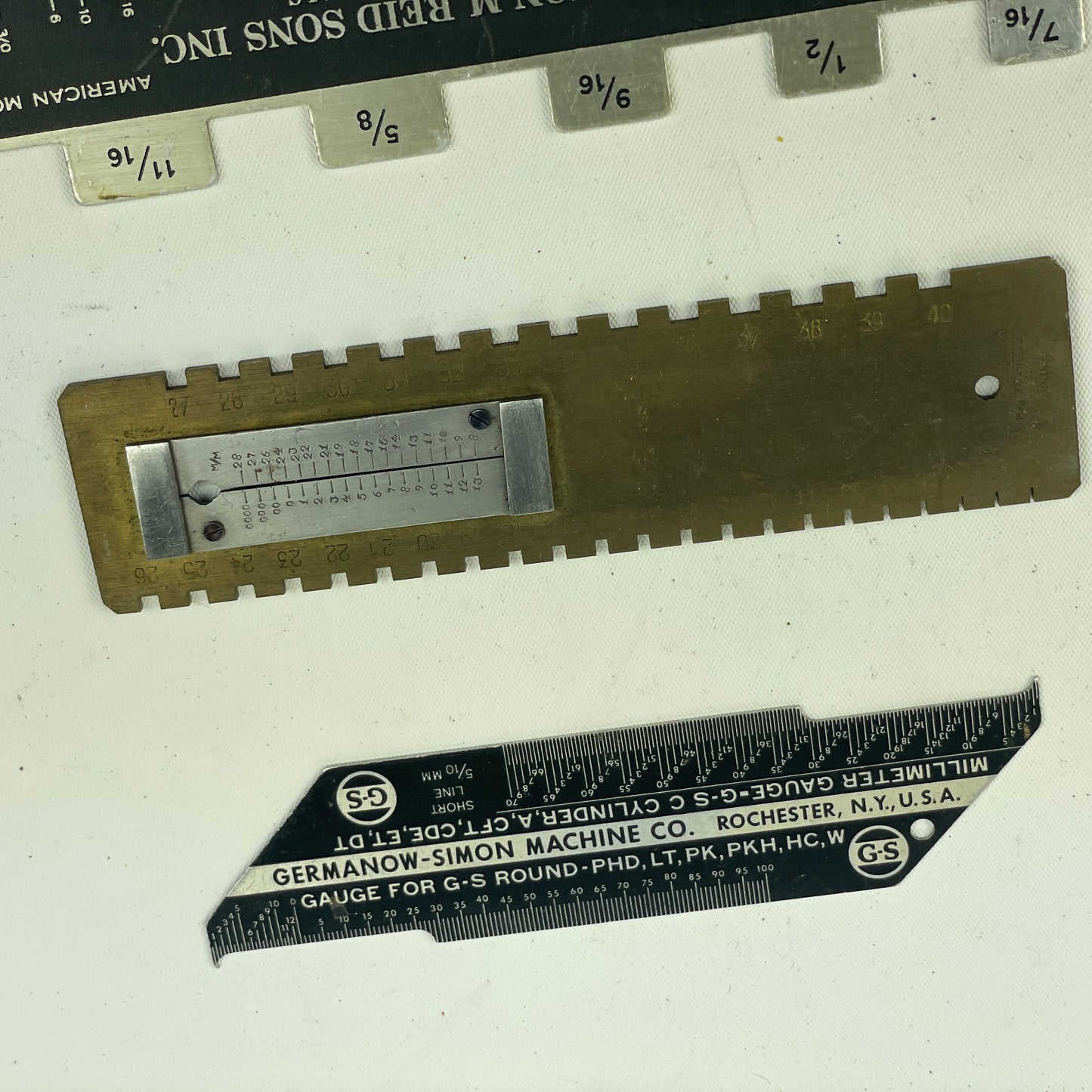 Lot 66- Vintage Watchmakers Gauge Set