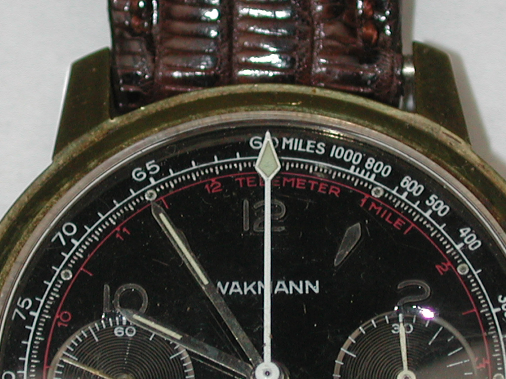 Swiss Wakmann “Venus 188” Man’s 14 Ligne Chronograph Wristwatch