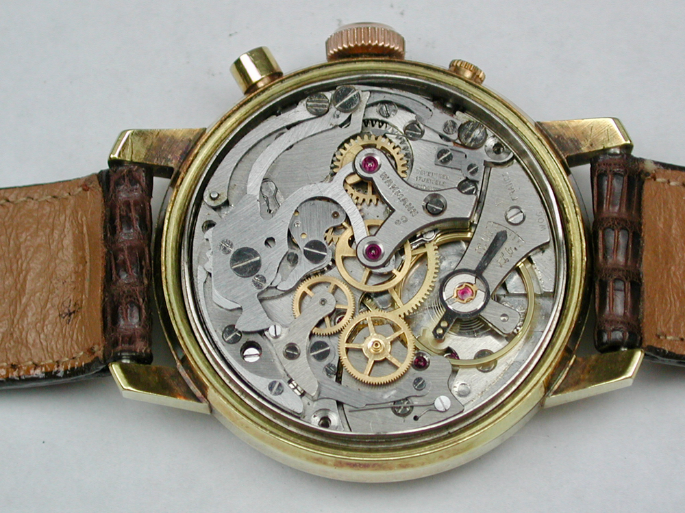 Swiss Wakmann “Venus 188” Man’s 14 Ligne Chronograph Wristwatch