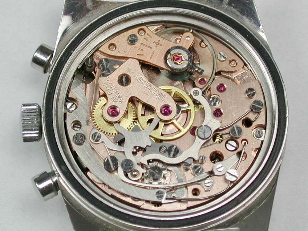 Valjoux Model 92 Men’s Chronograph Wristwatch with Moveable Bezel