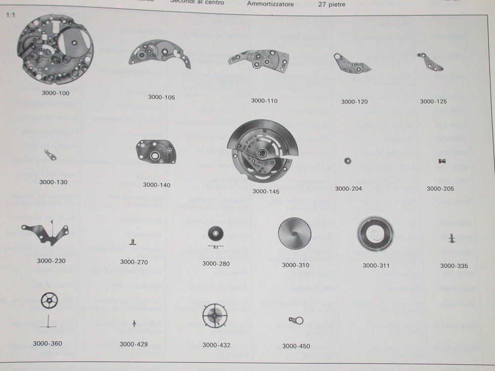 Rolex Movement and Spare Parts Catalogue (Volume R7)