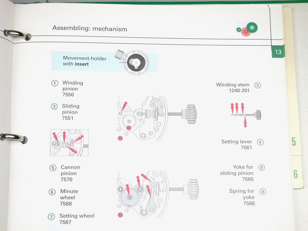 Rolex Movement and Spare Parts Catalogue (Volume R7)