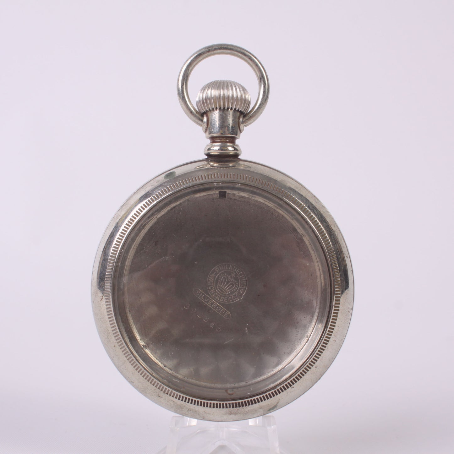 American 18 Size Screw Cover Nickel Pocket Watch Case